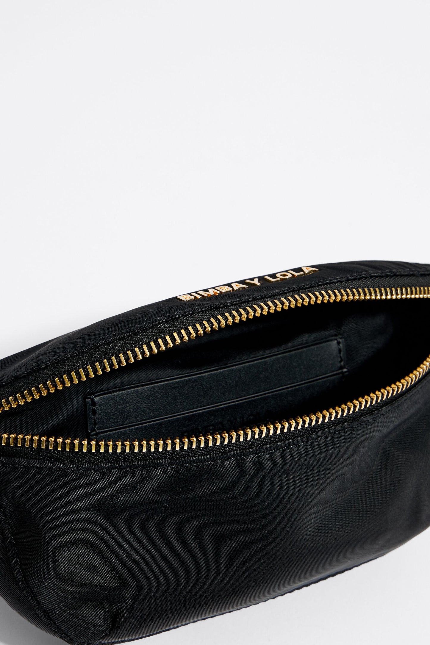Black nylon bumbag