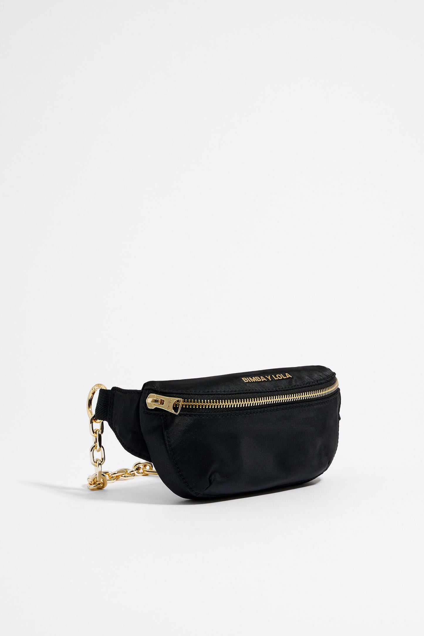 Black nylon bumbag