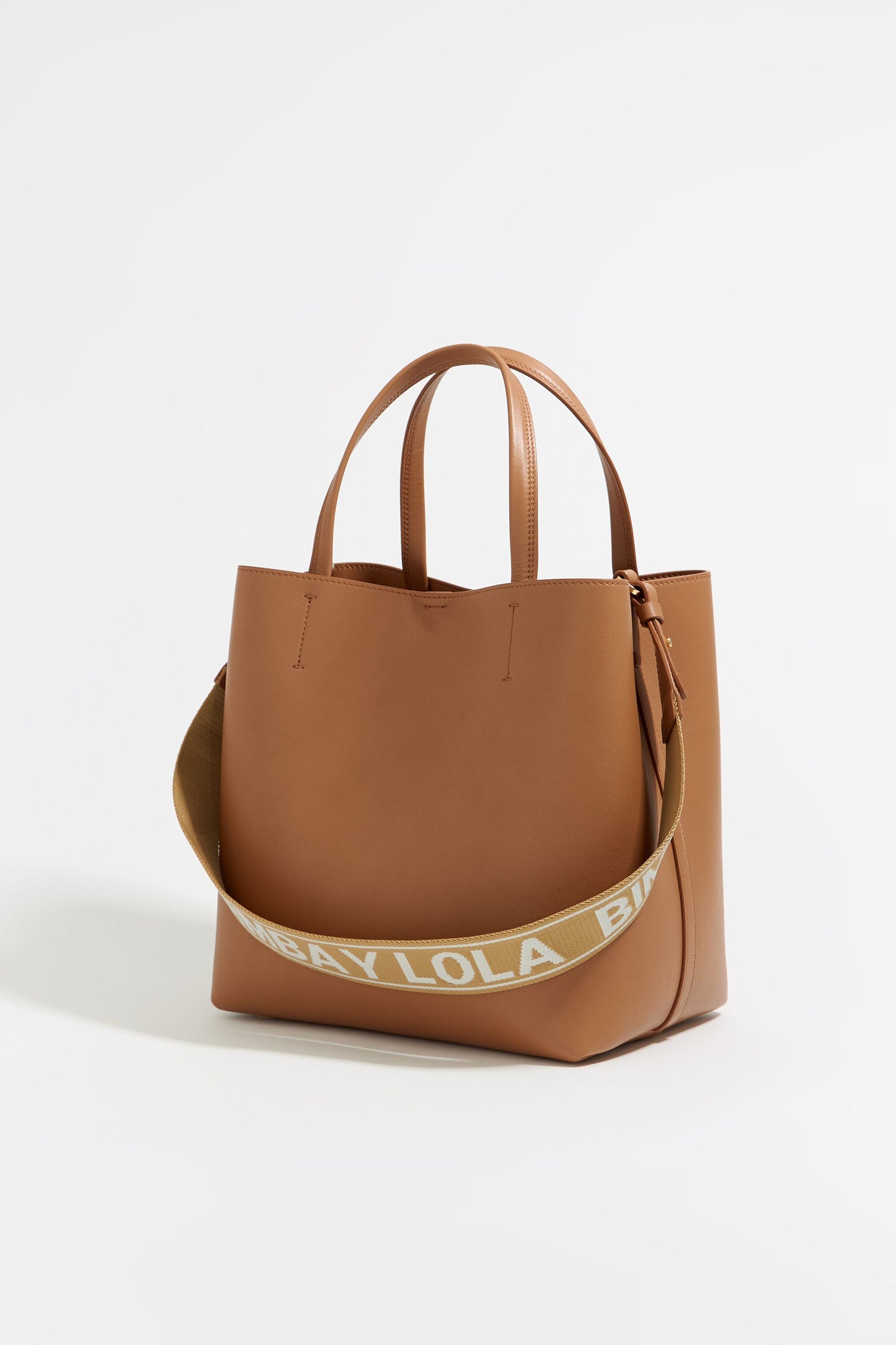 Large honey leather Chihuahua bag
