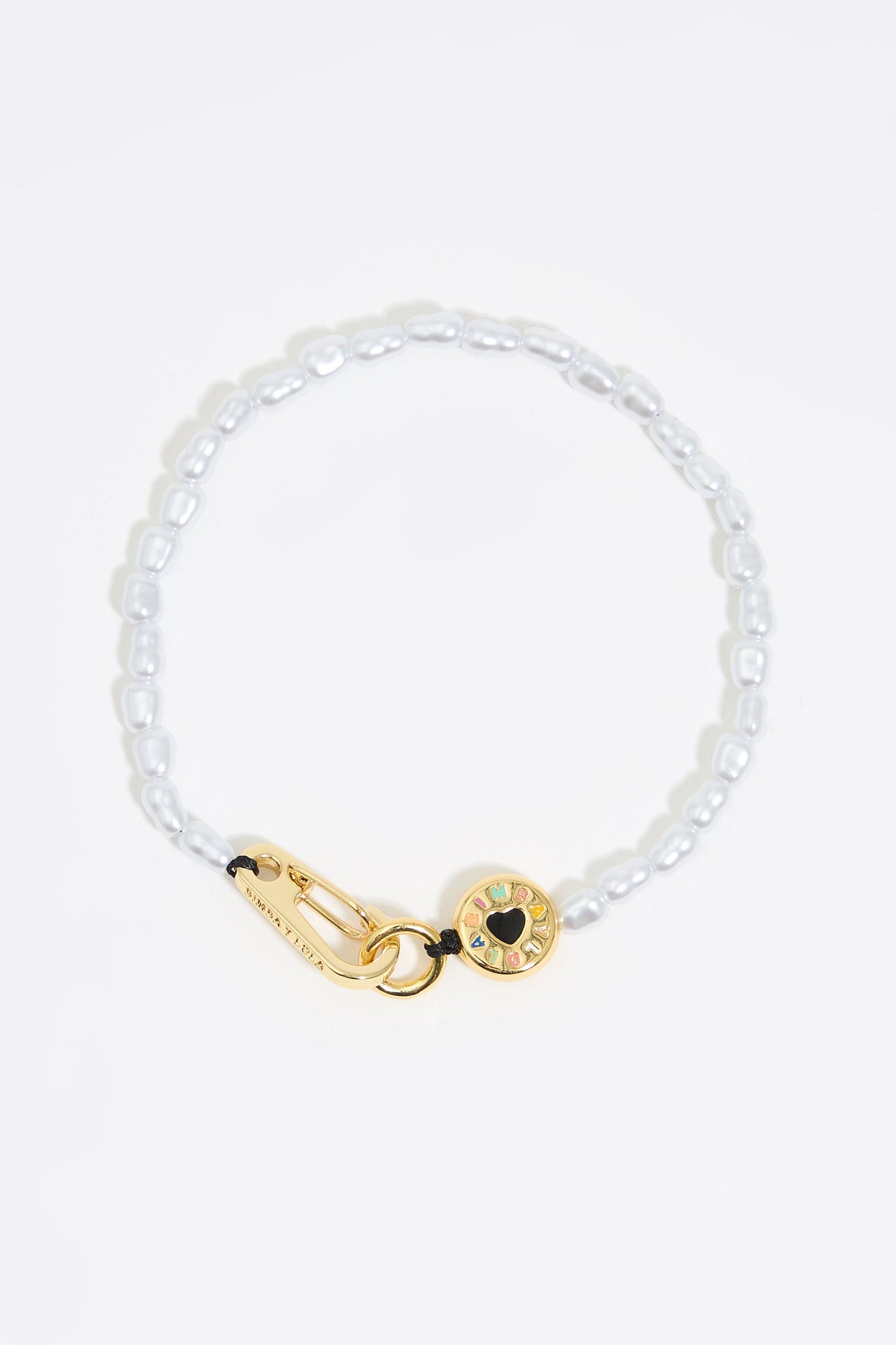 Logo pearls bracelet