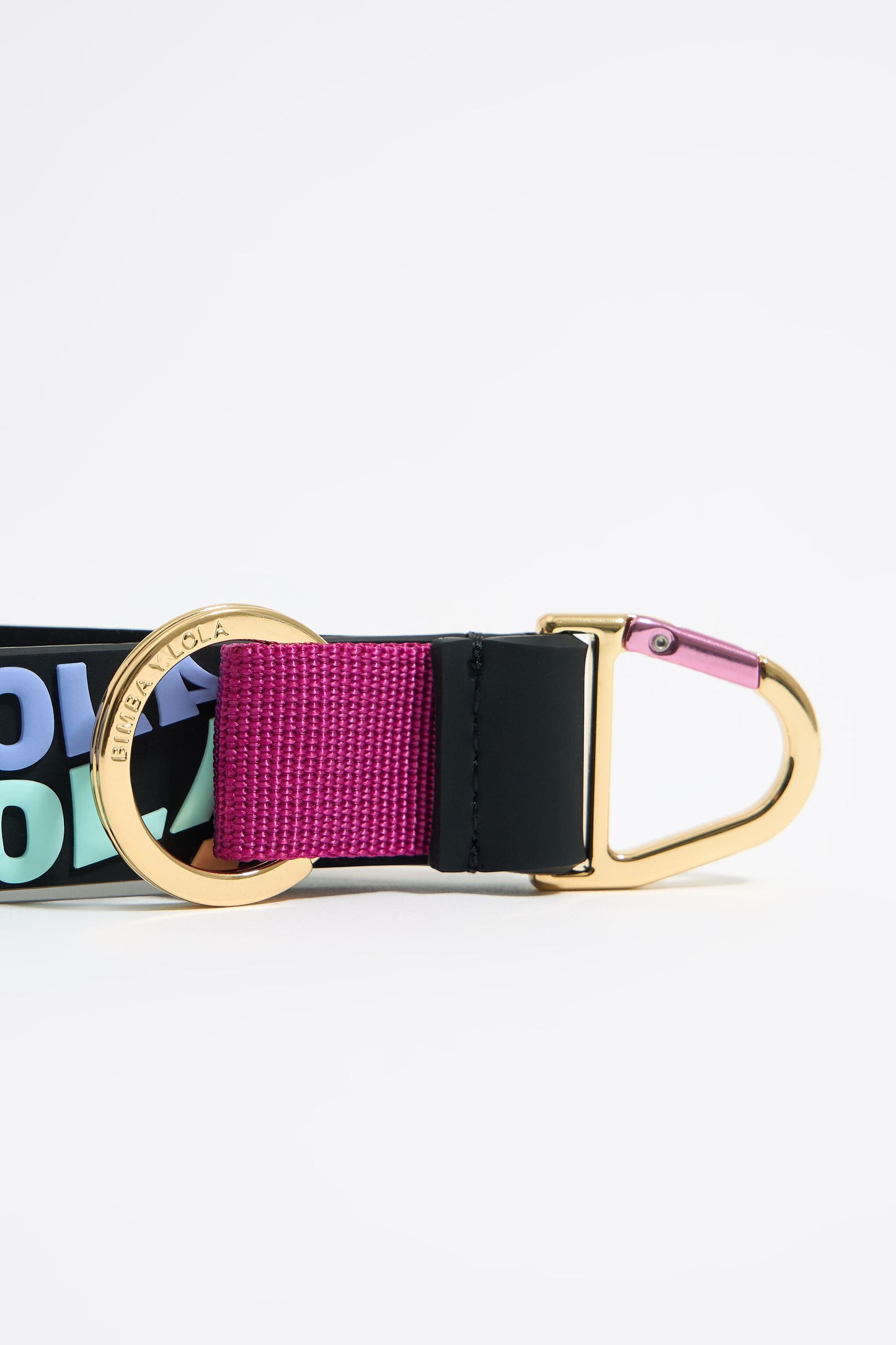 Multicolor silicone logo key ring