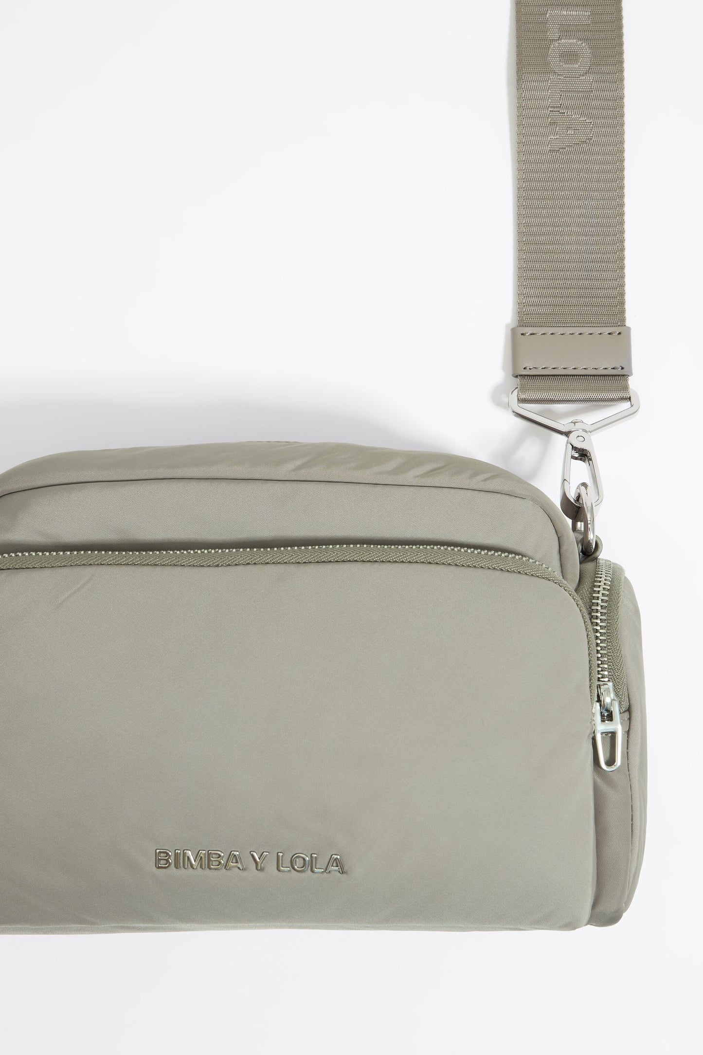 Medium dark stone Pocket crossbody bag