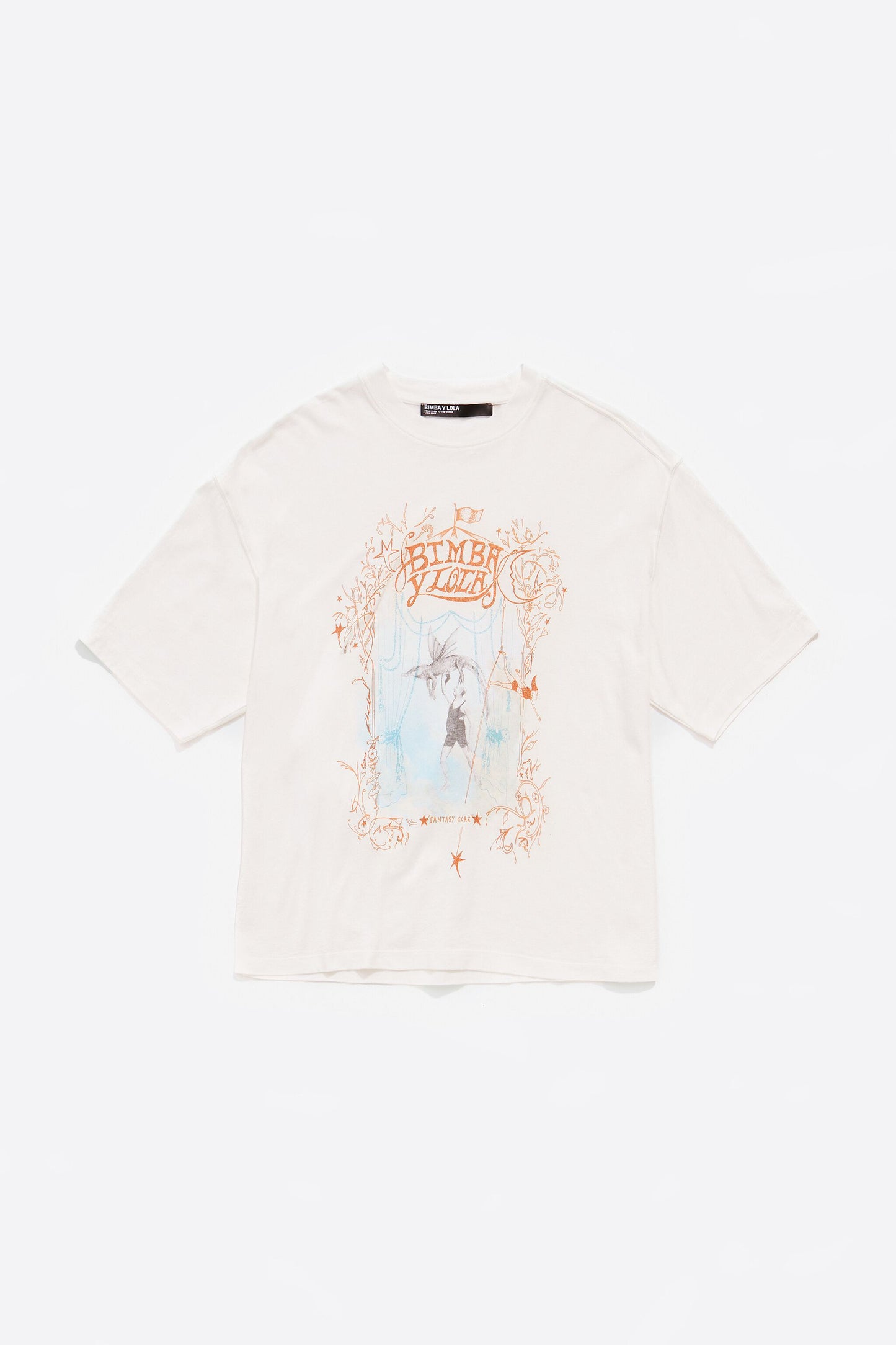 Oversize ivory logo T-shirt