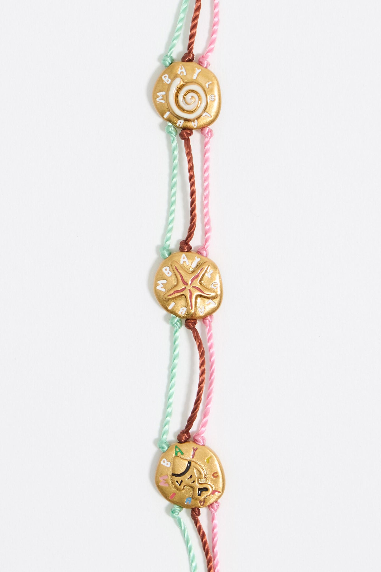 Coin logo multicolor friendship bracelet