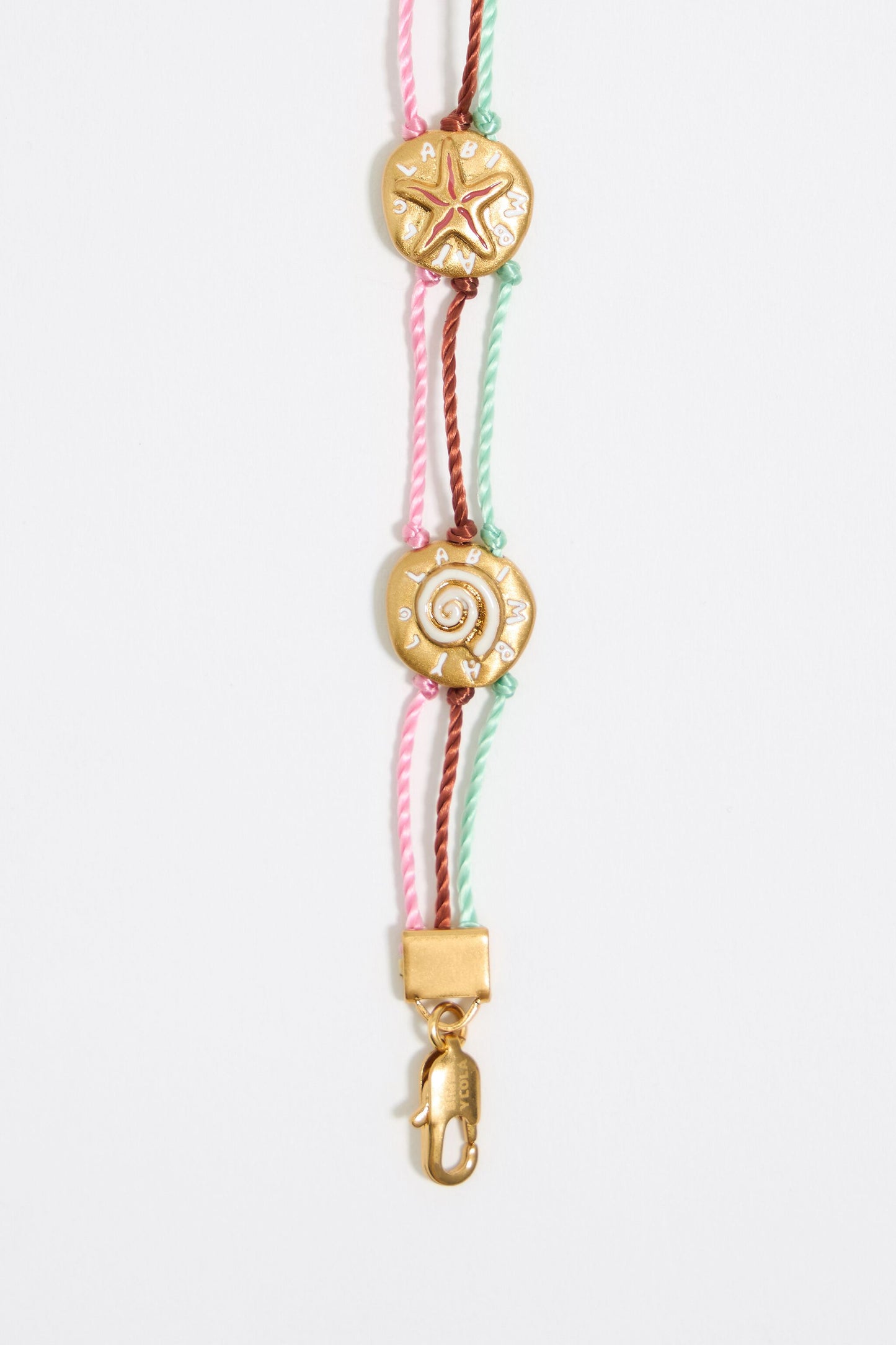 Coin logo multicolor friendship bracelet