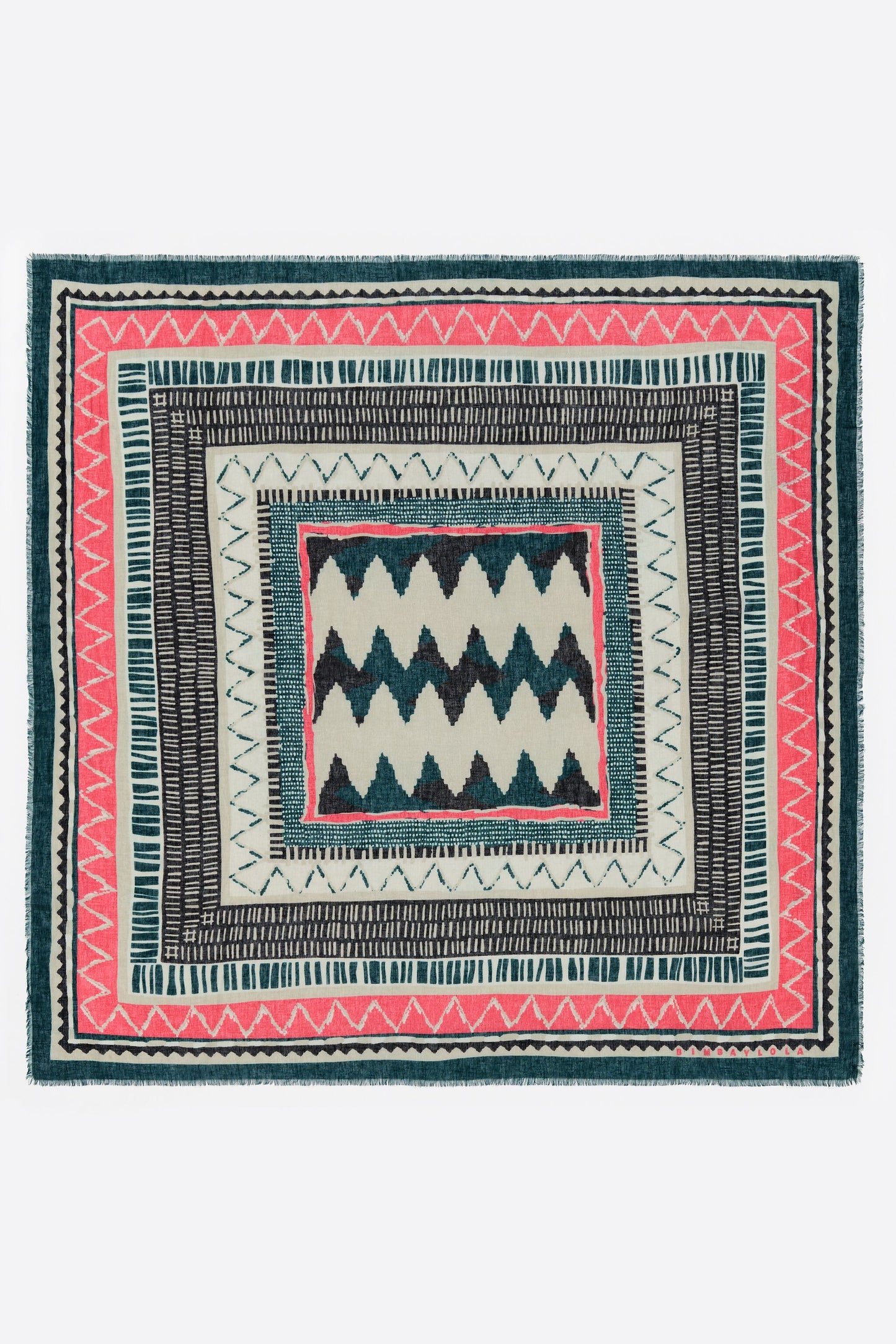 Ikat print shawl