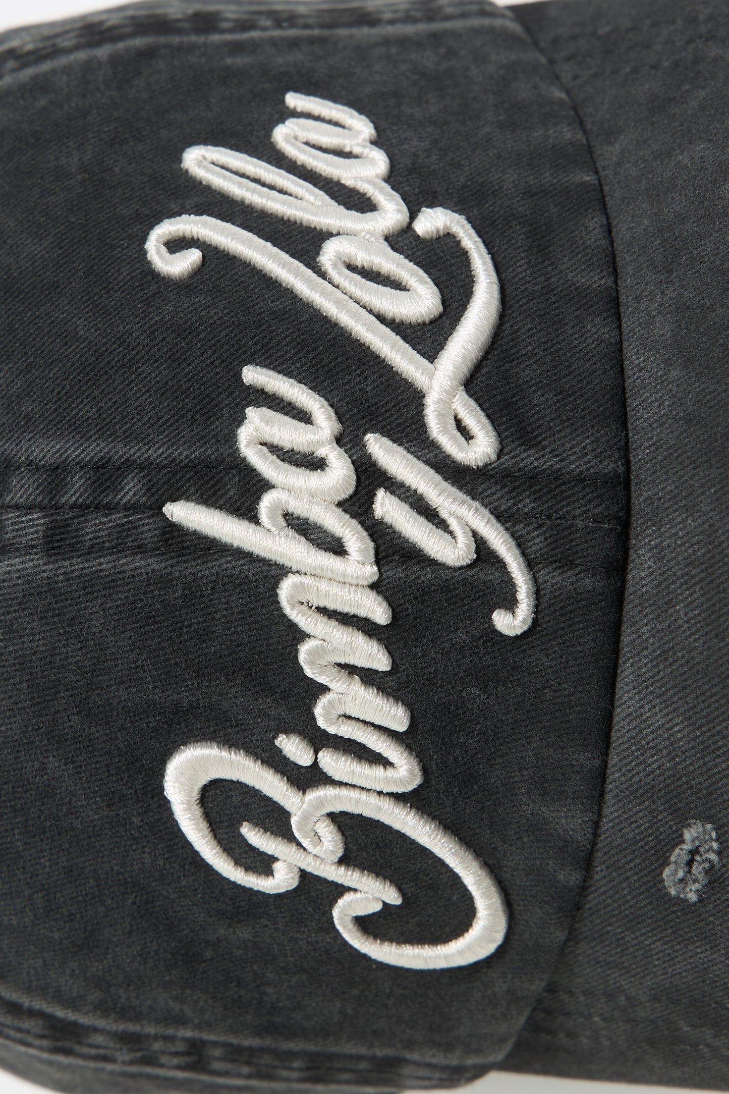 Black cotton cap
