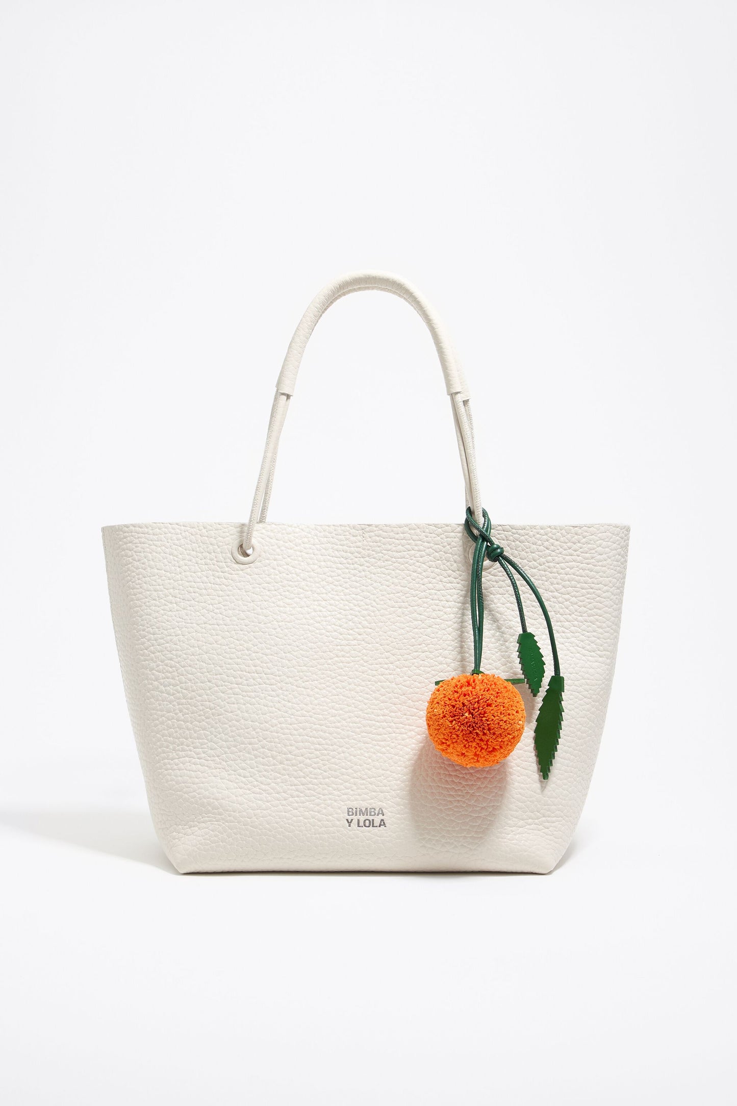 Orange bag charm