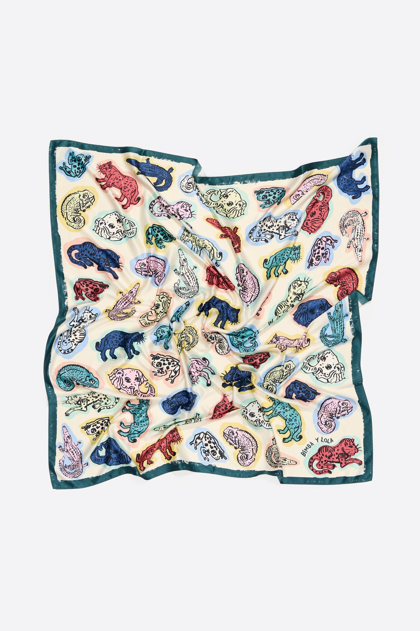 Ivory Jungle scarf