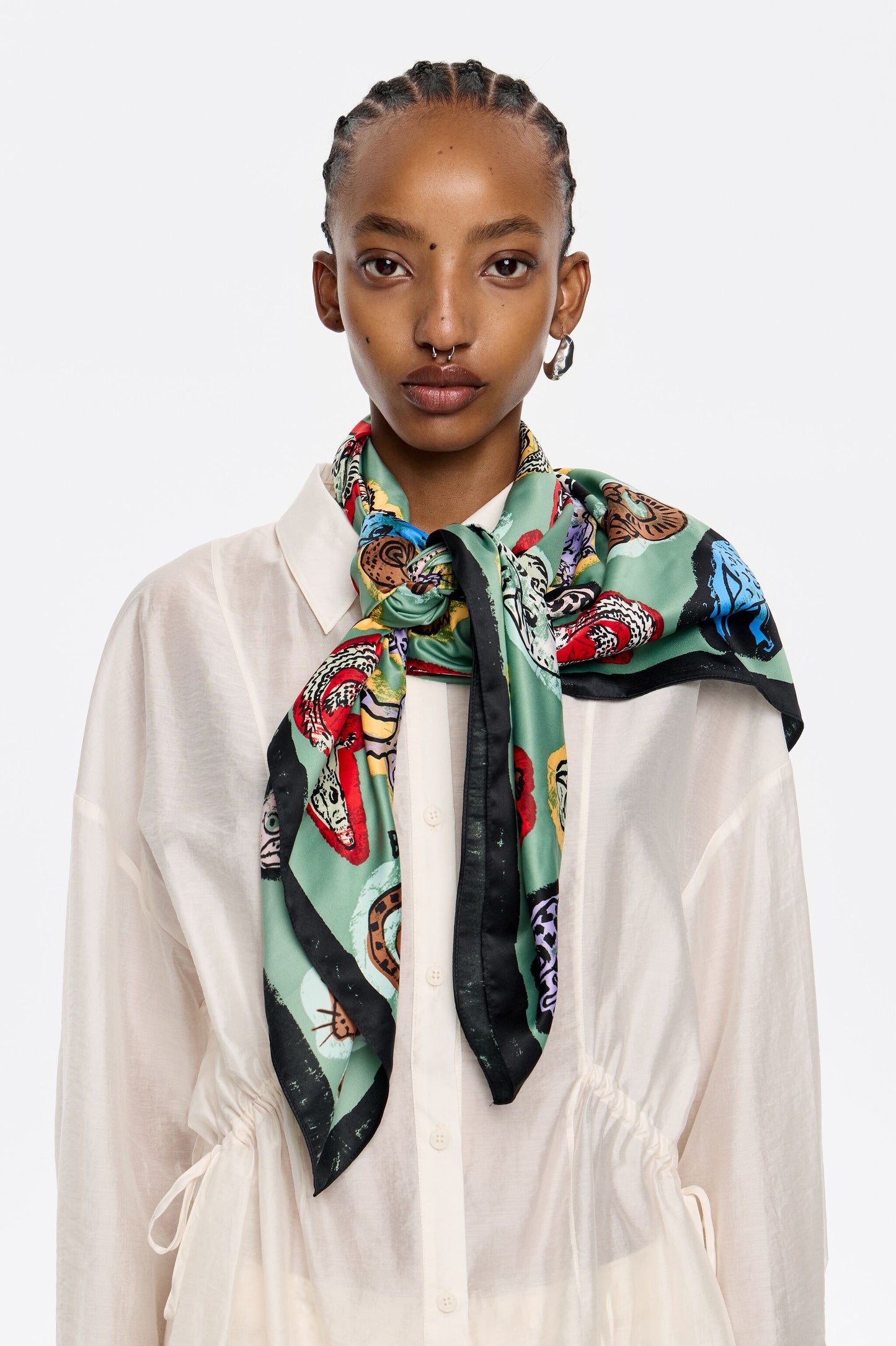 Green Jungle scarf