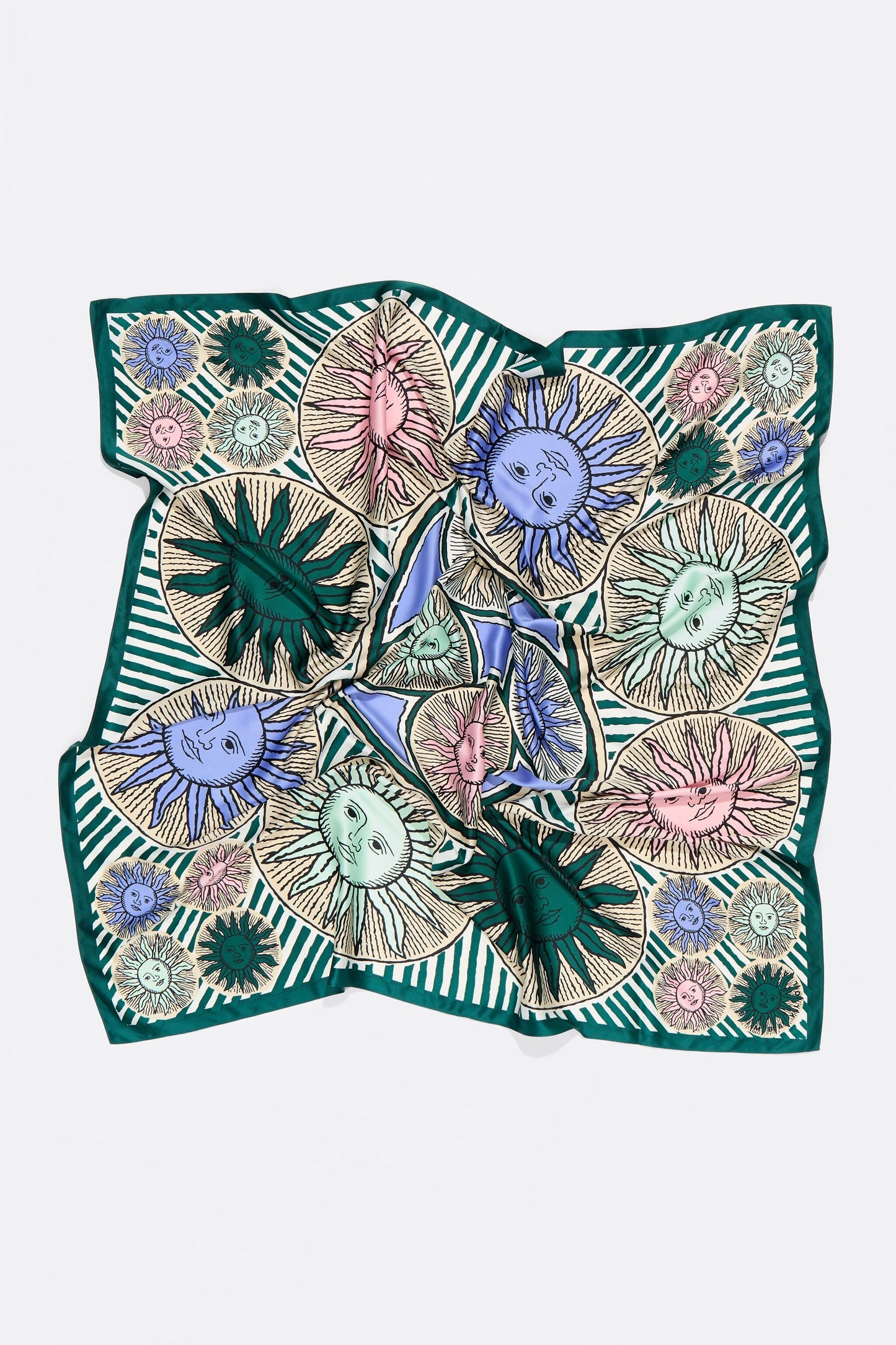 Green suns scarf