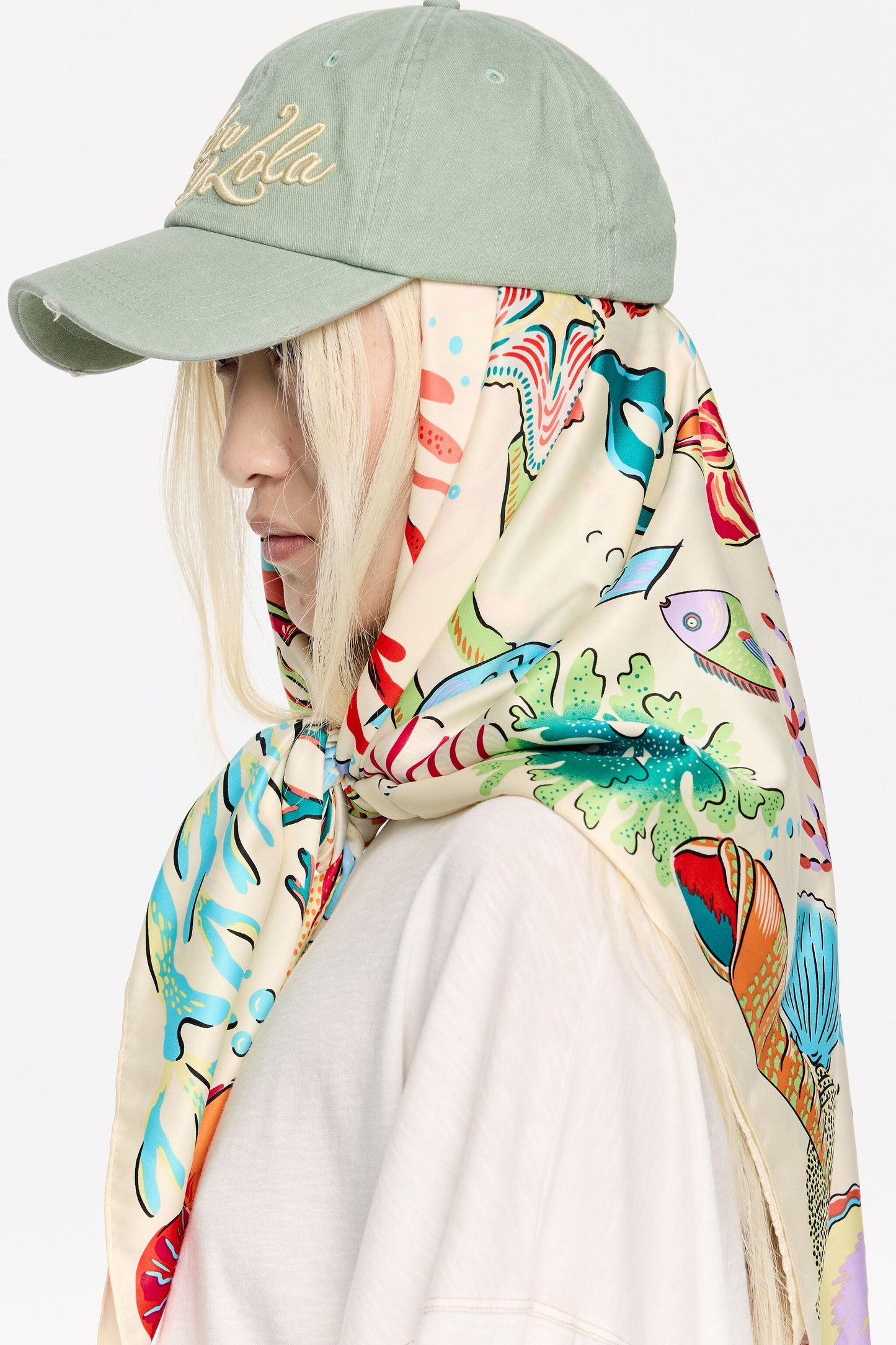Ivory seabed scarf
