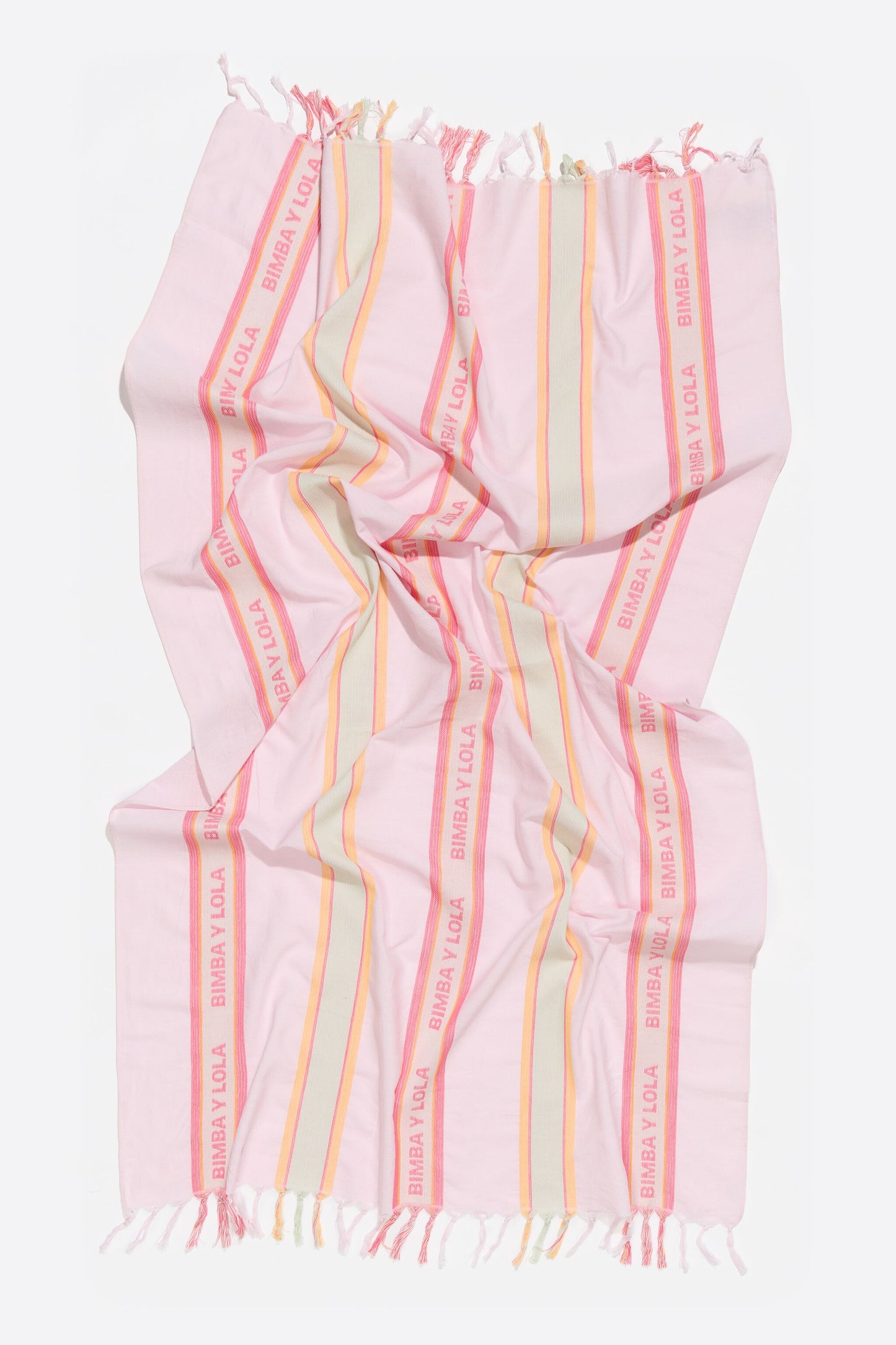 Pink lightweight cotton towel