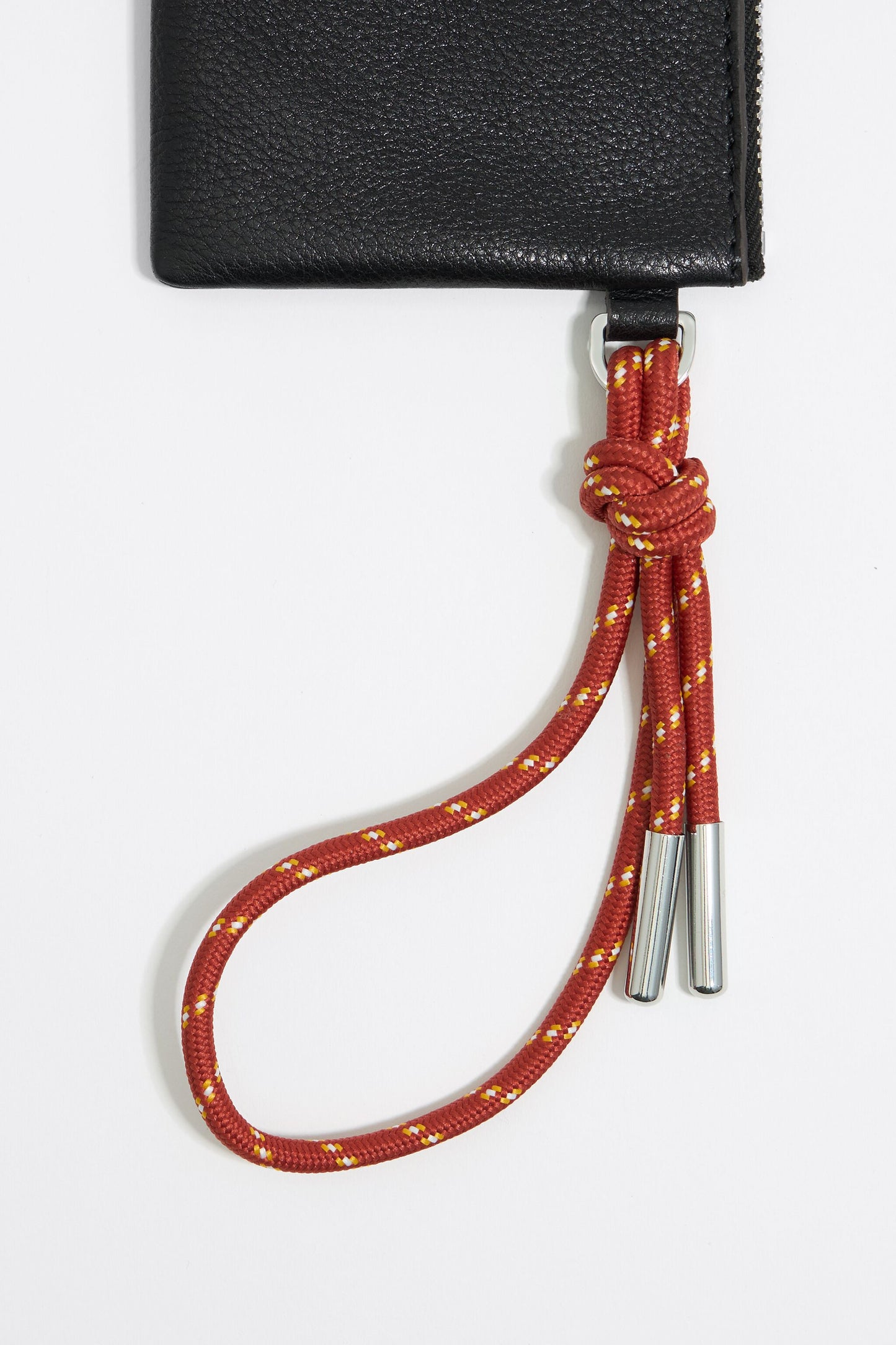 Black leather coin purse