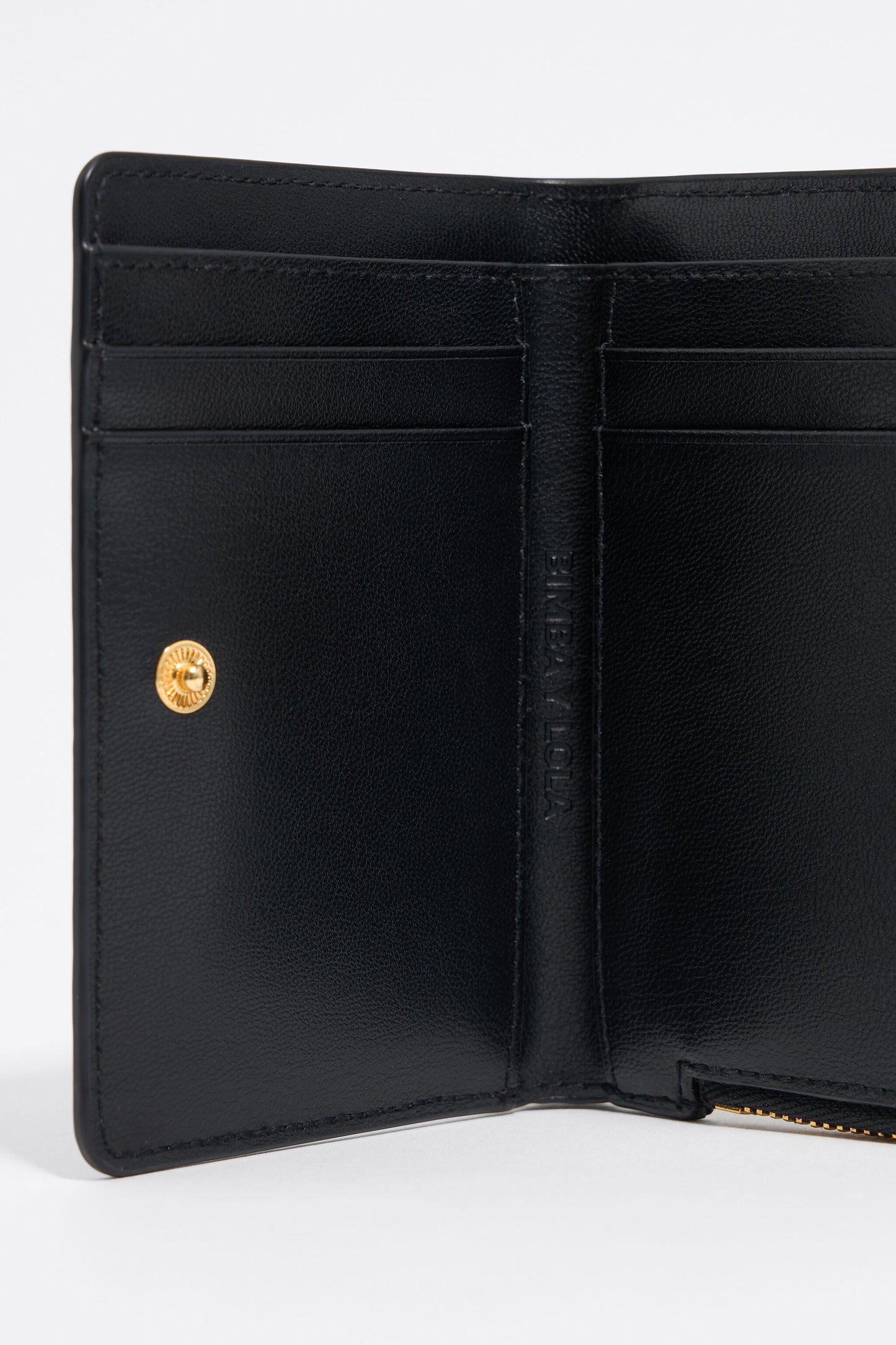 Black leather purse