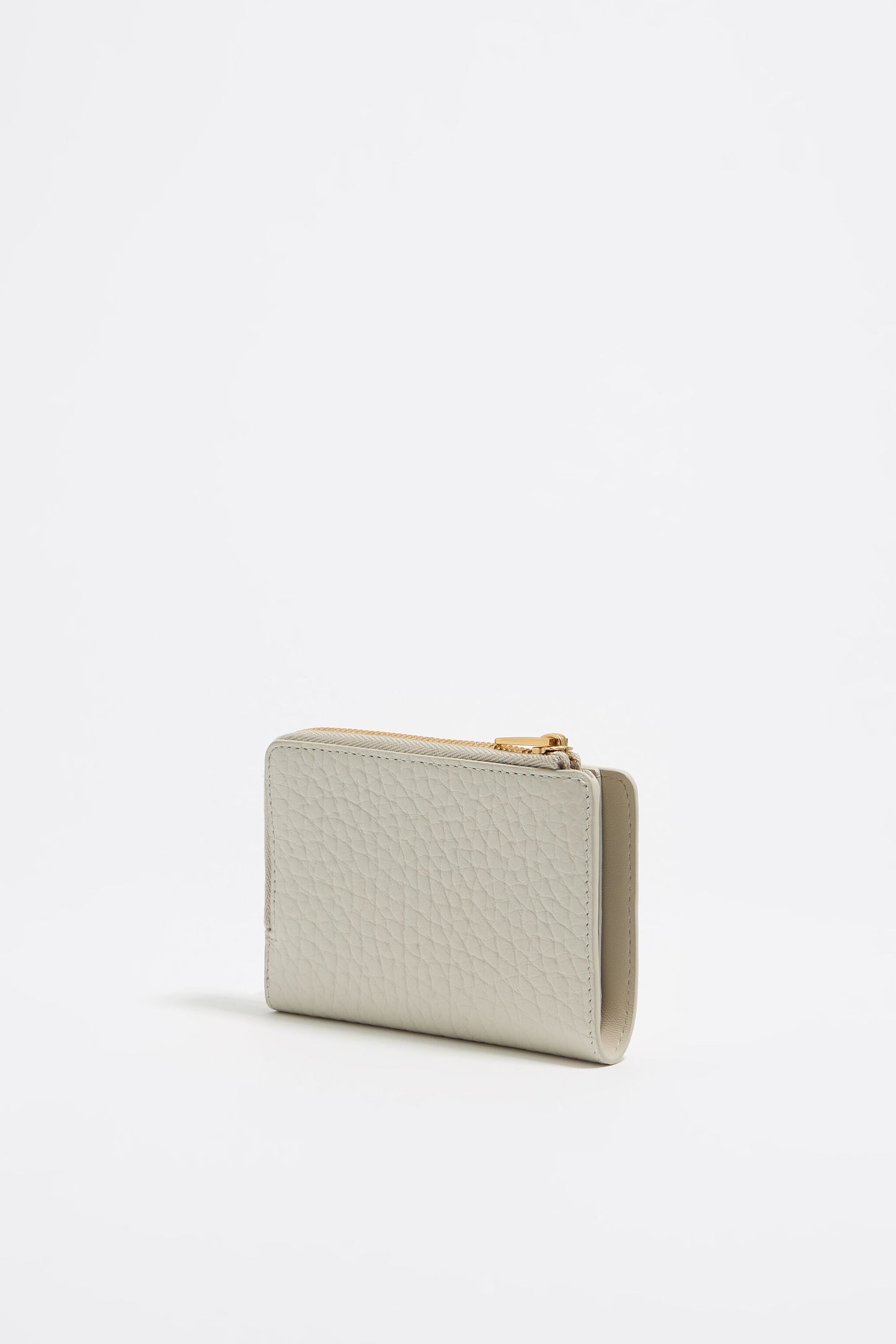 Off-white leather purse
