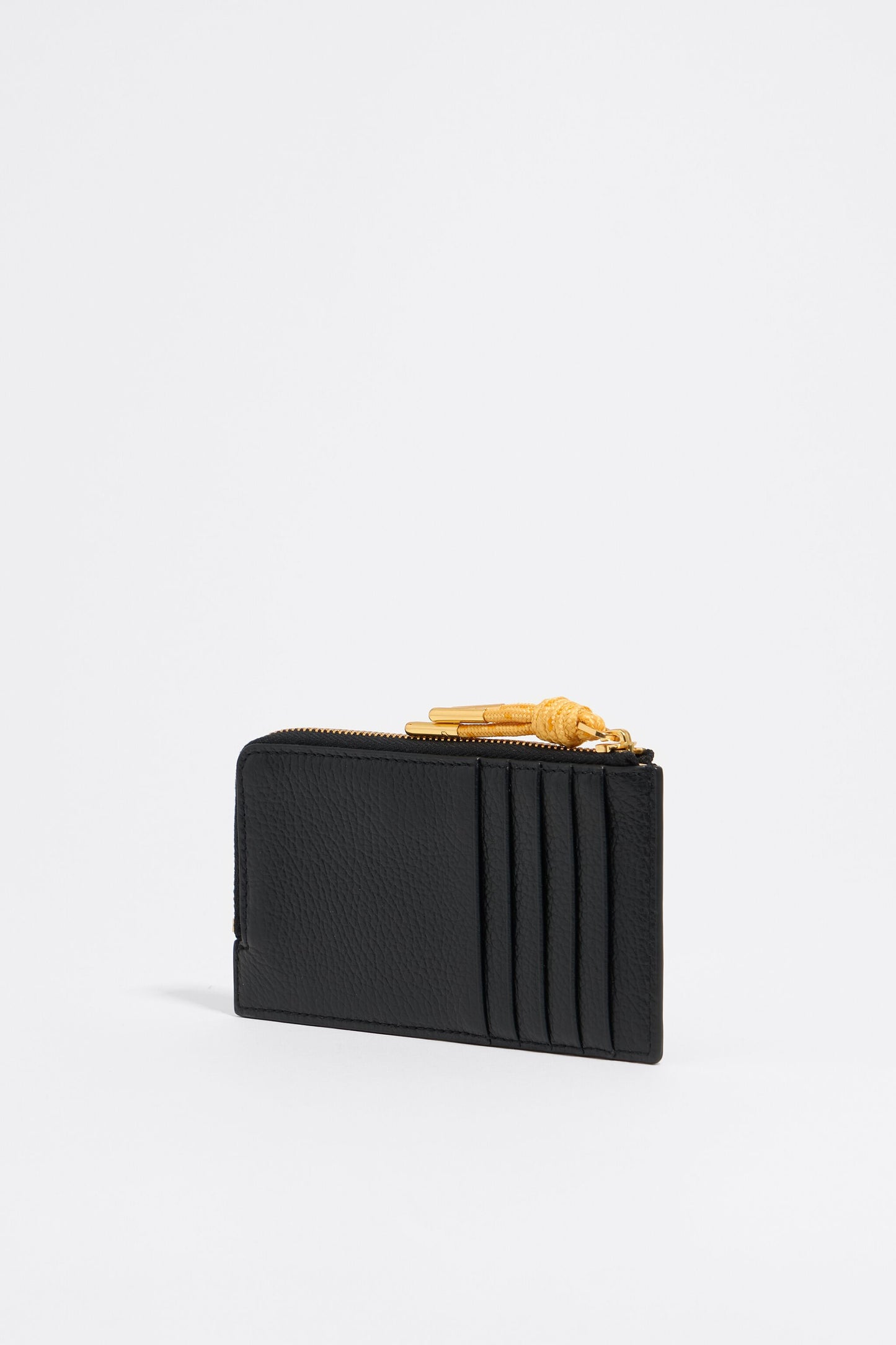 Black leather purse