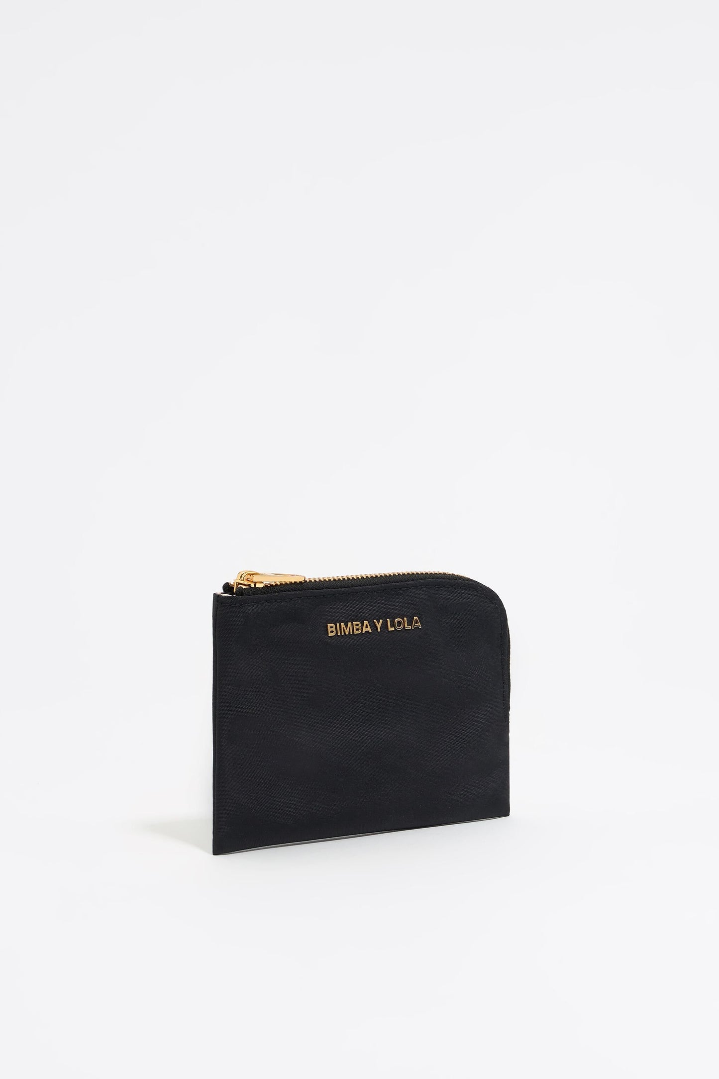 Black nylon coin purse