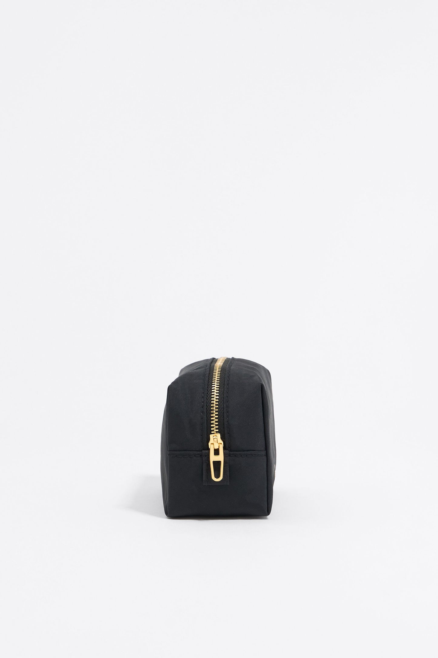 Small black nylon make-up case