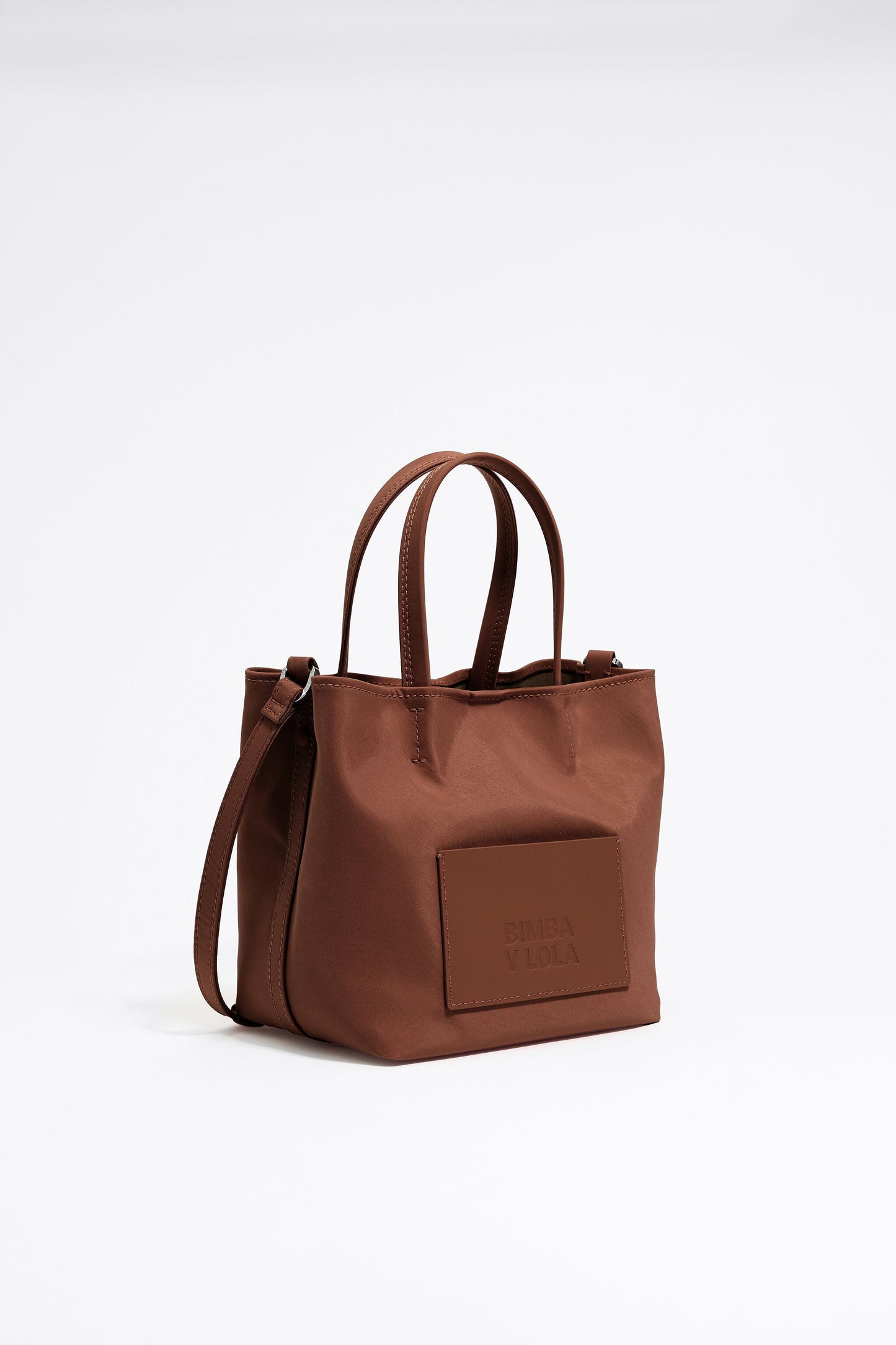 Small brown nylon Chihuahua bag