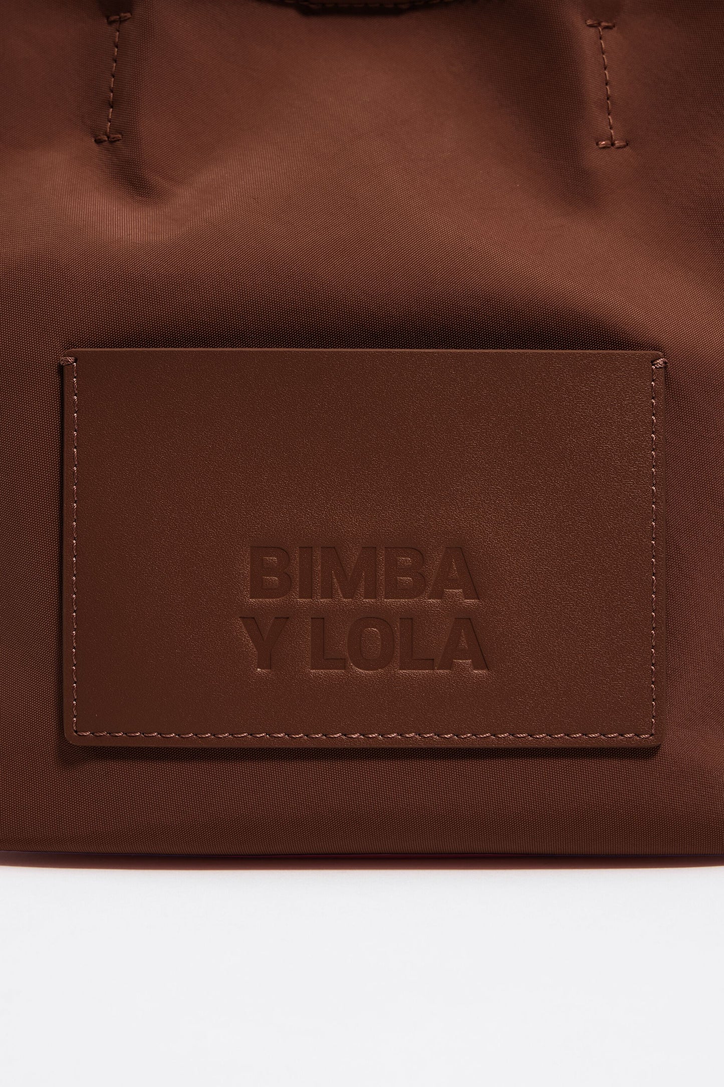 Small brown nylon Chihuahua bag