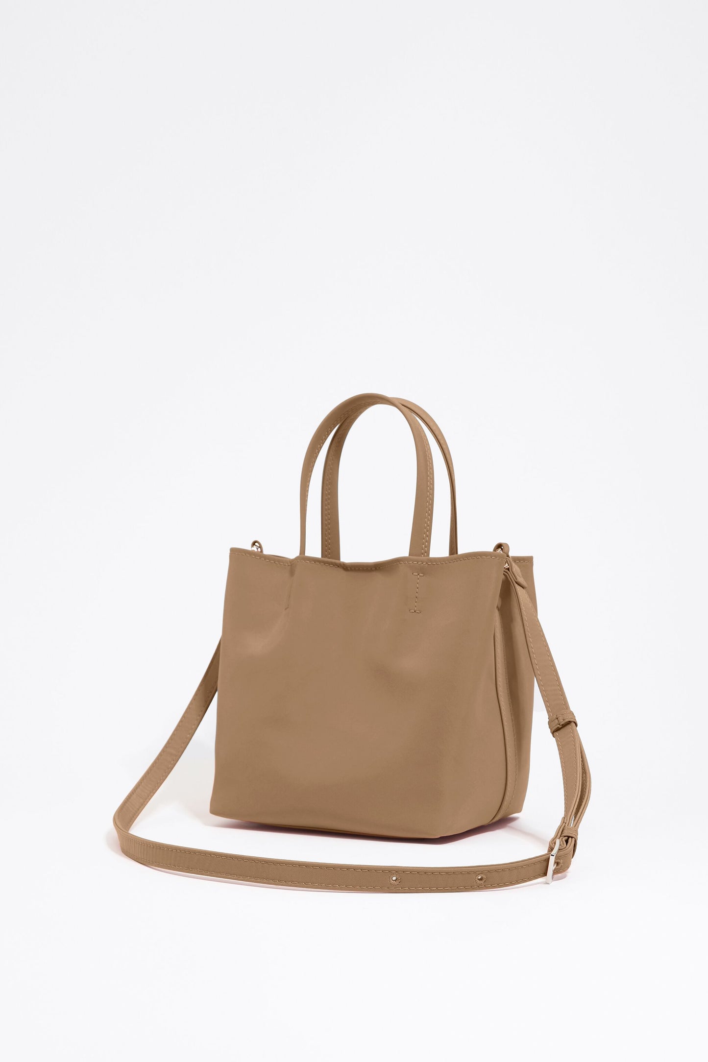 Small bark brown nylon Chihuahua bag