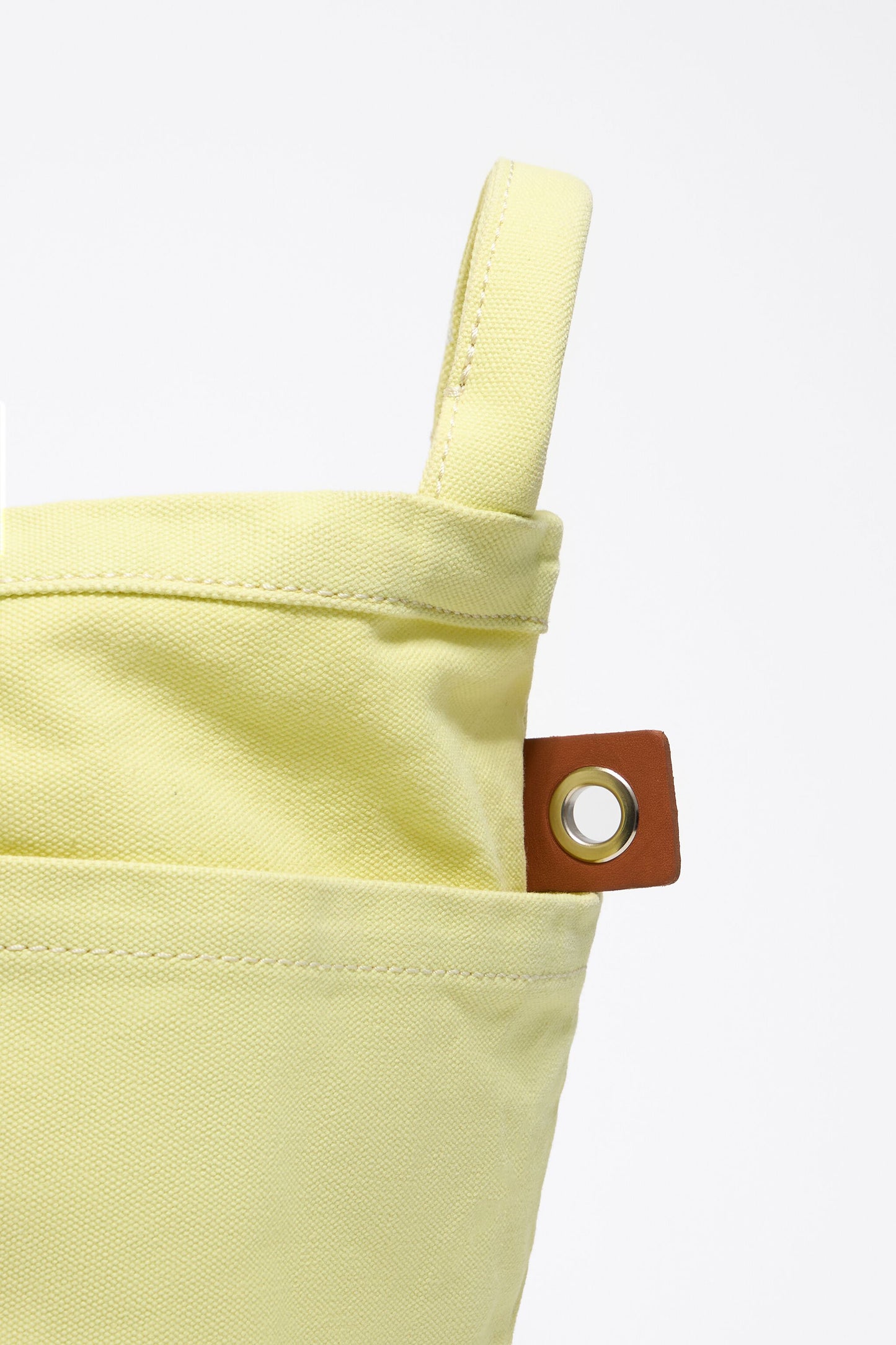 Large lemon woven beach bag