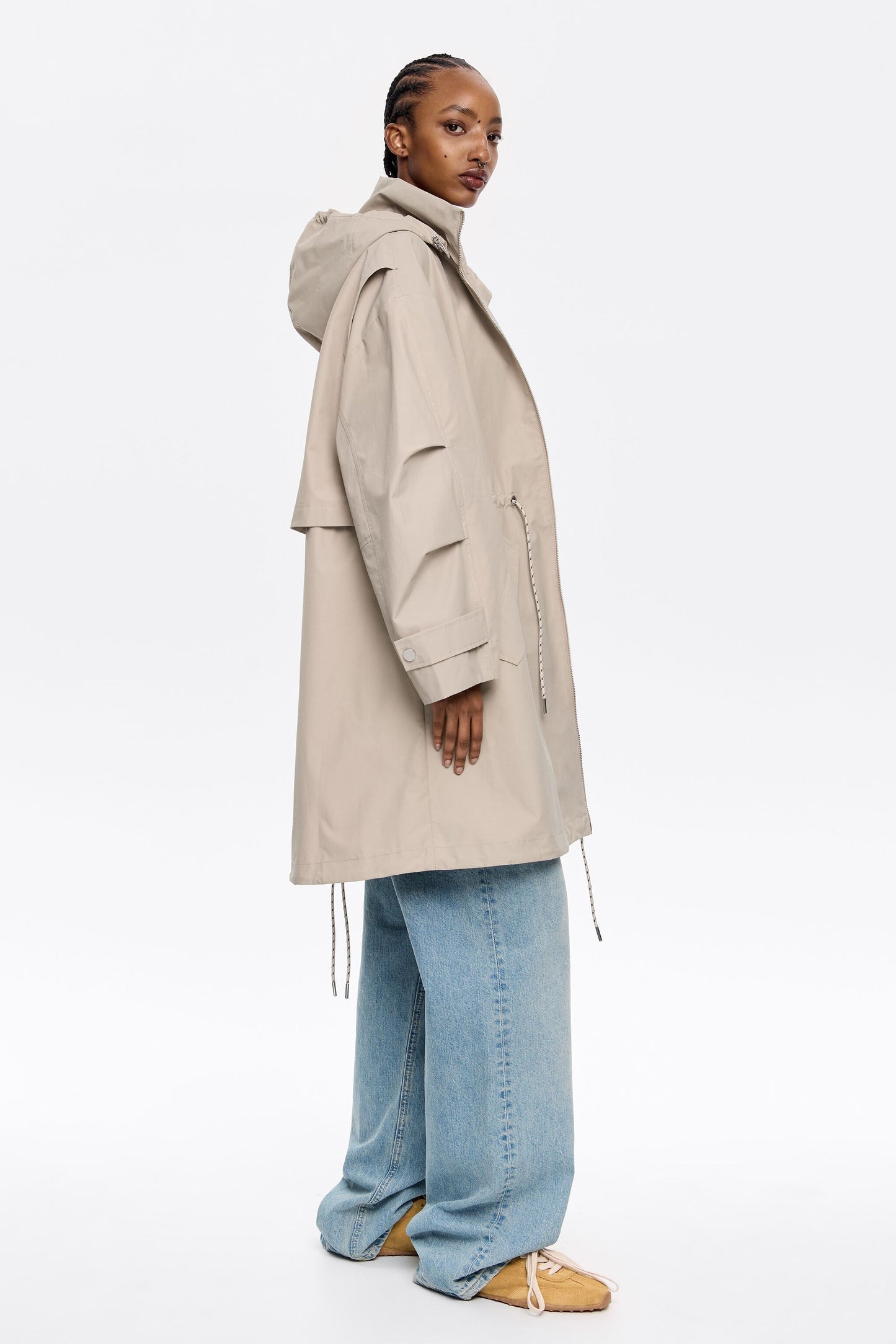Stone A-line trench