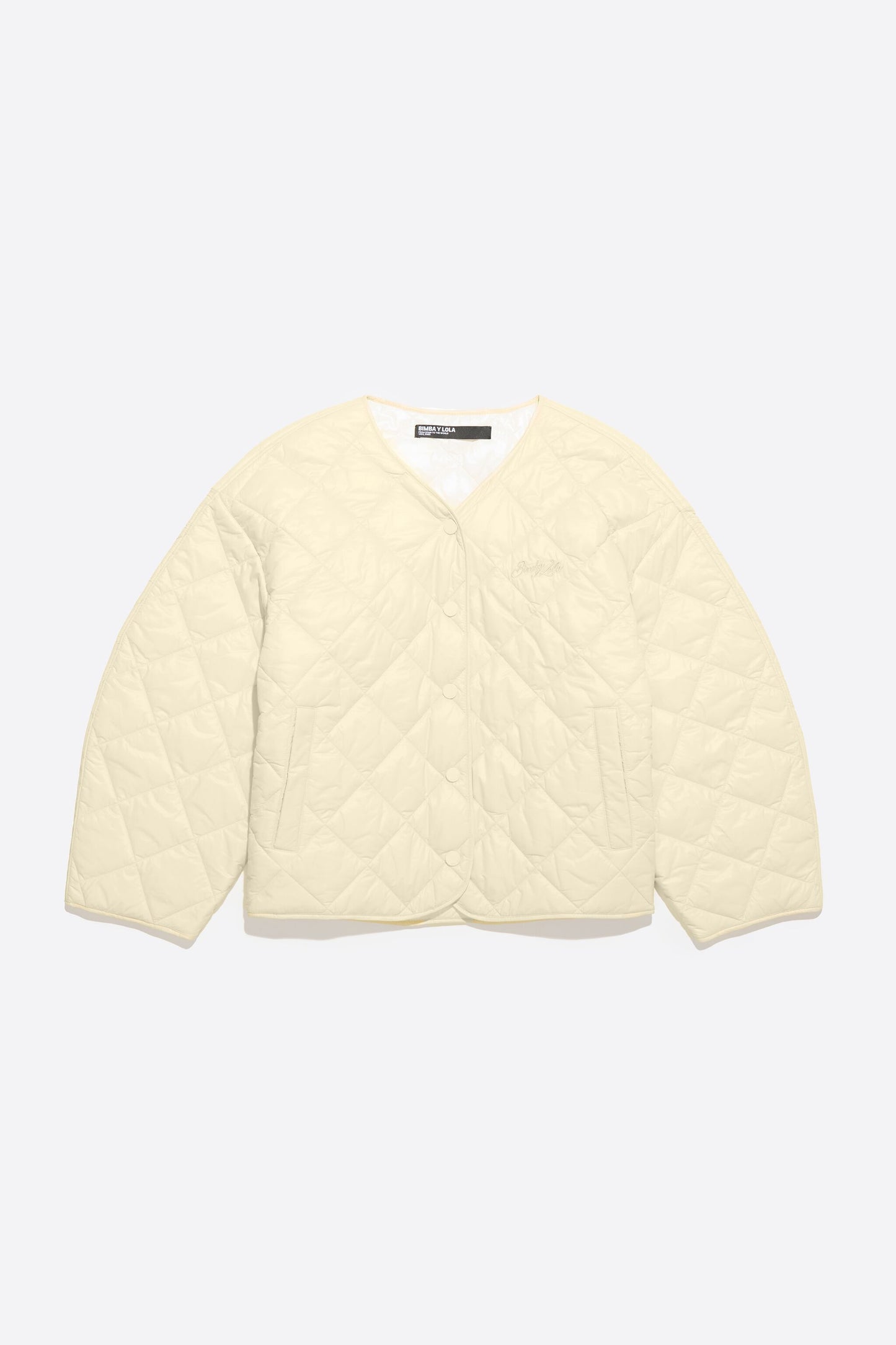 Light yellow padded jacket
