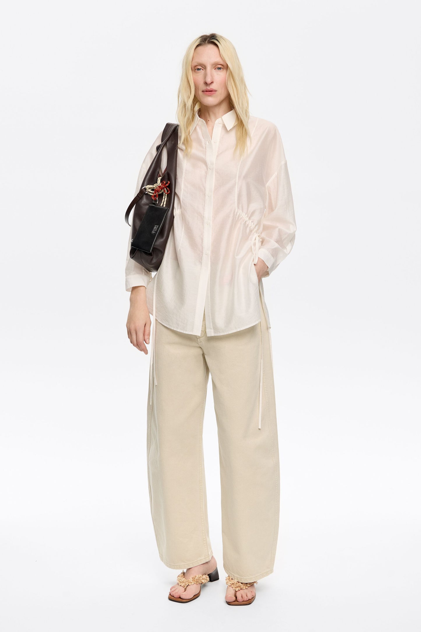 Ivory adjustable shirt