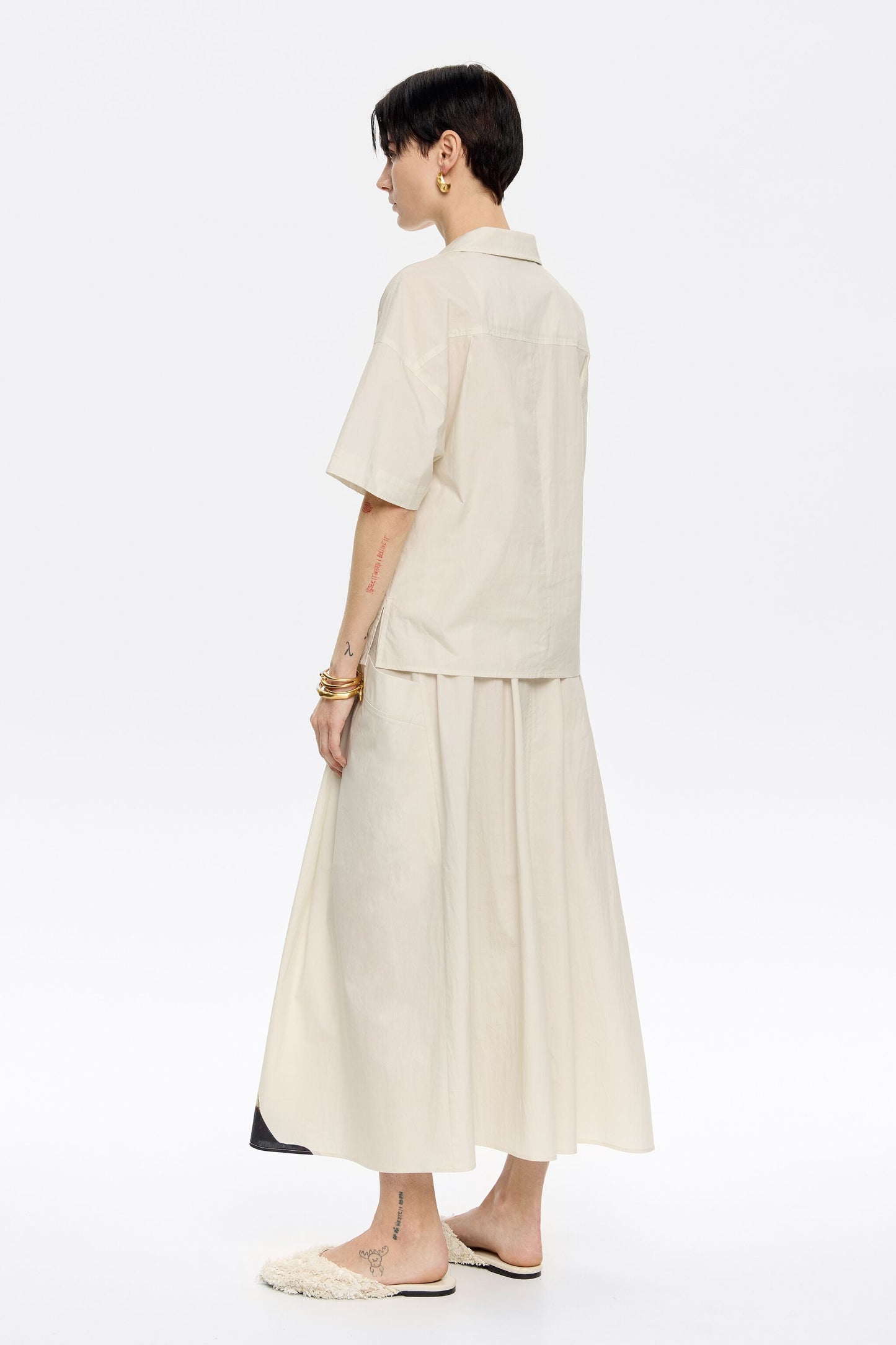 A-line skirt with flare
