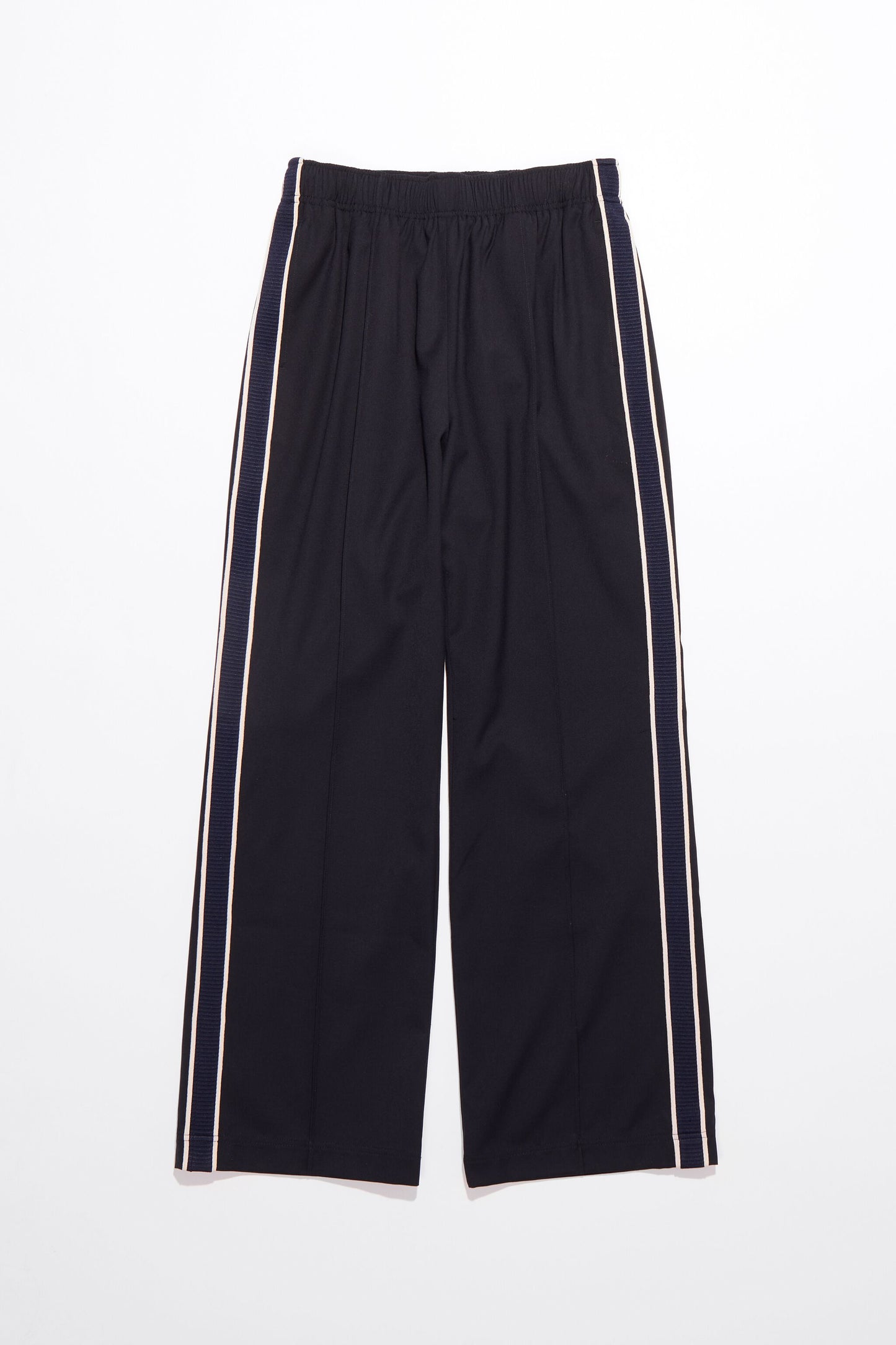 Black side tape jogger trousers