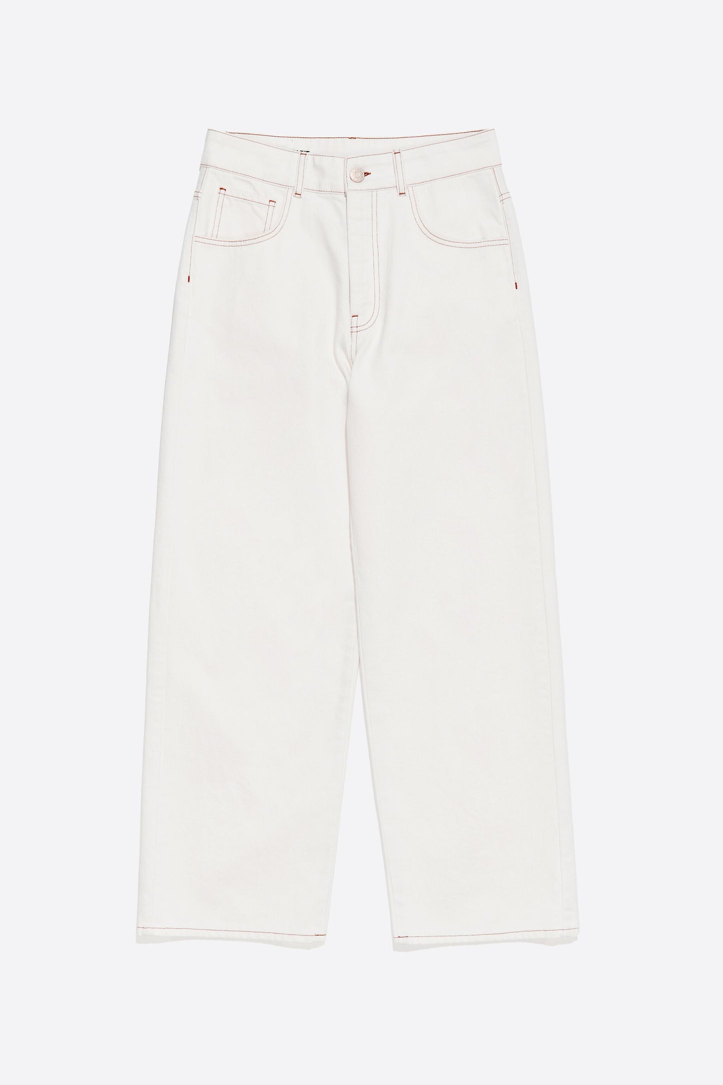 WIDE LEG - White jeans