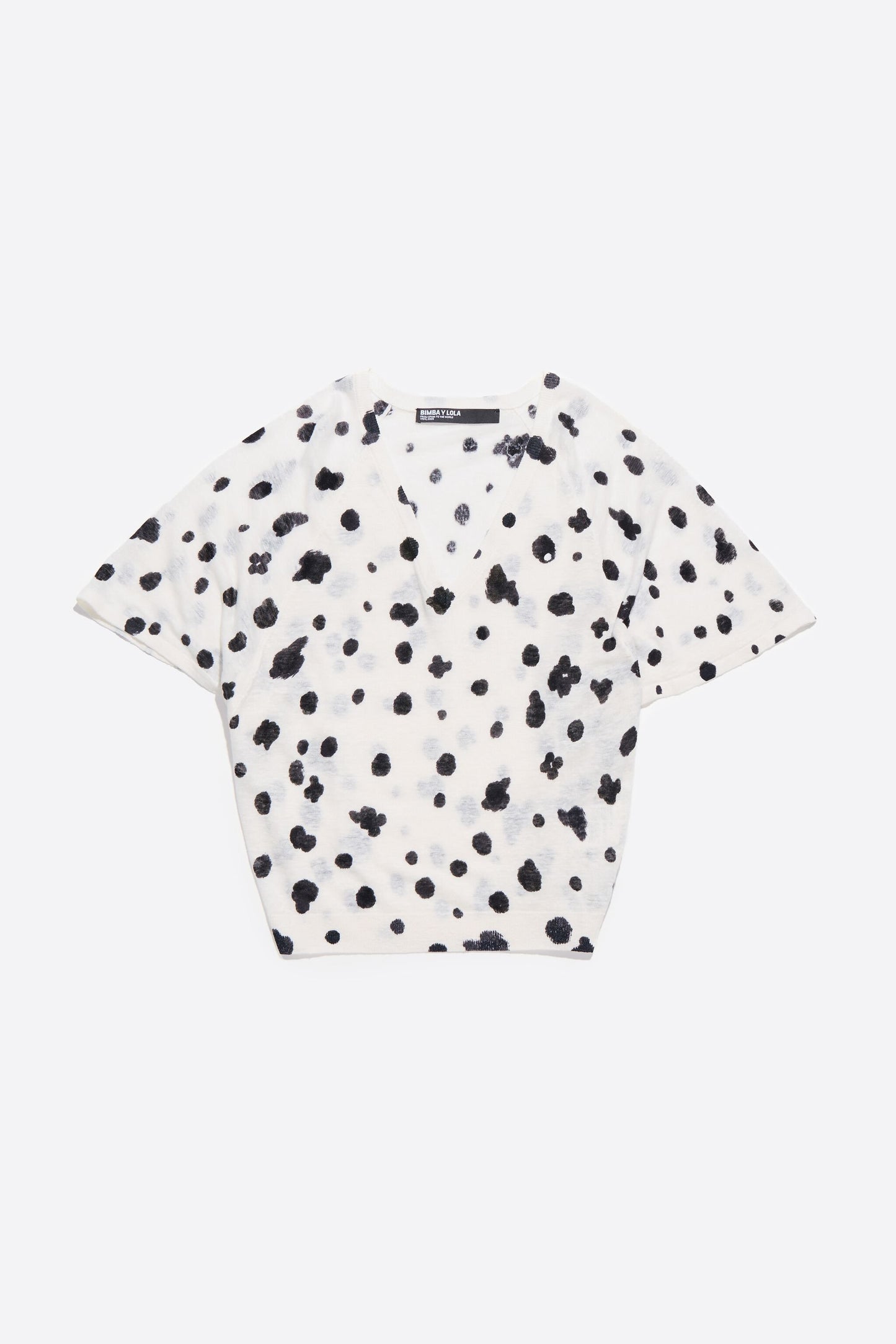 Ivory Graindots linen sweater