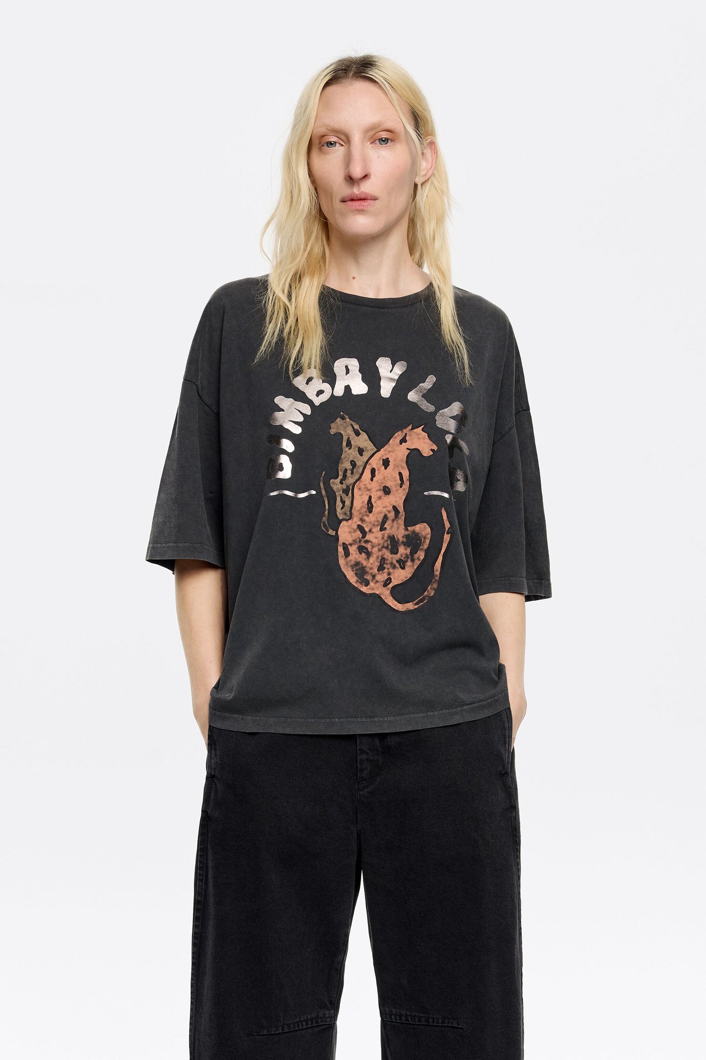Black logo t-shirt