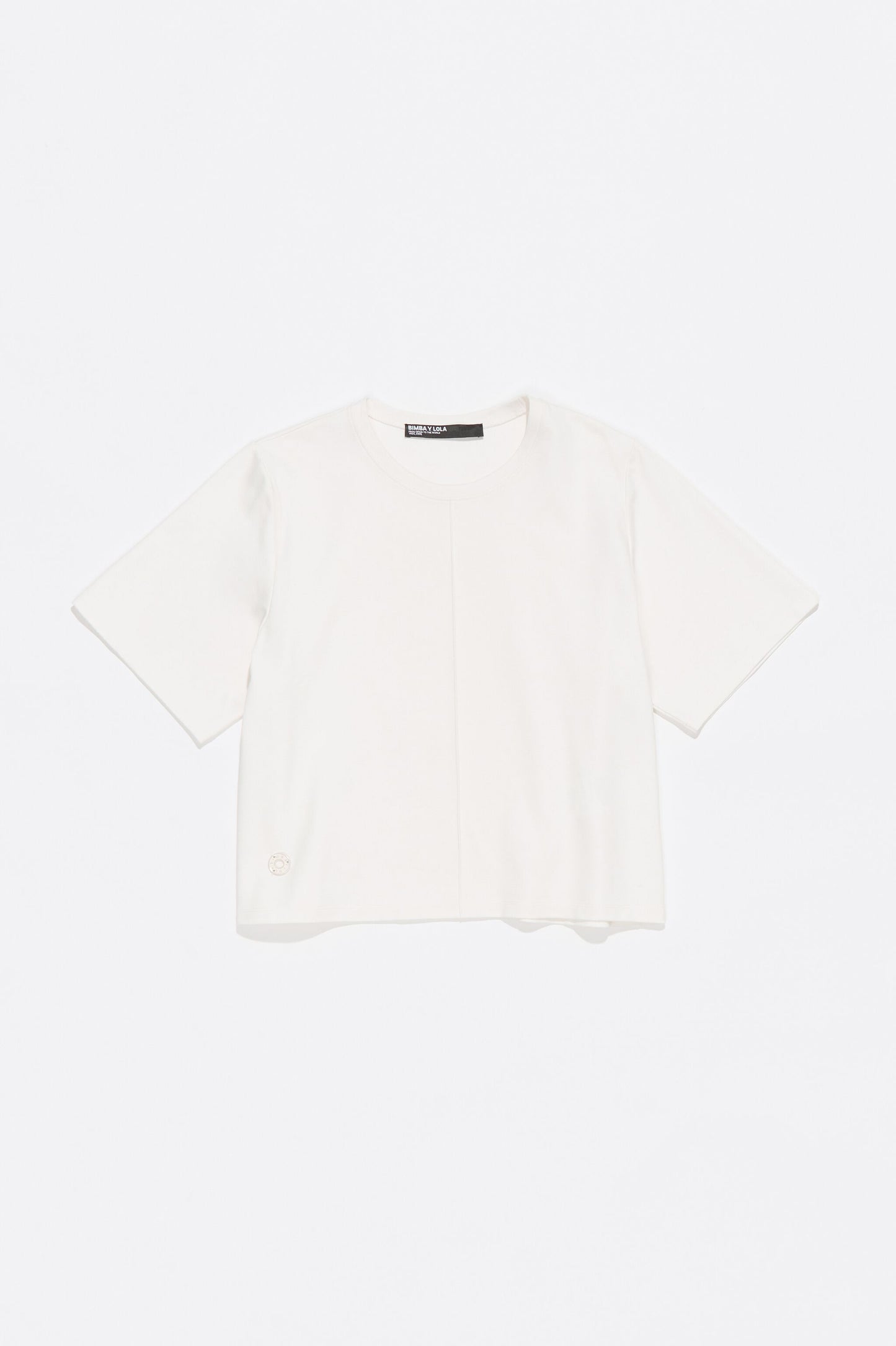 Ivory ponte di roma straight T-shirt