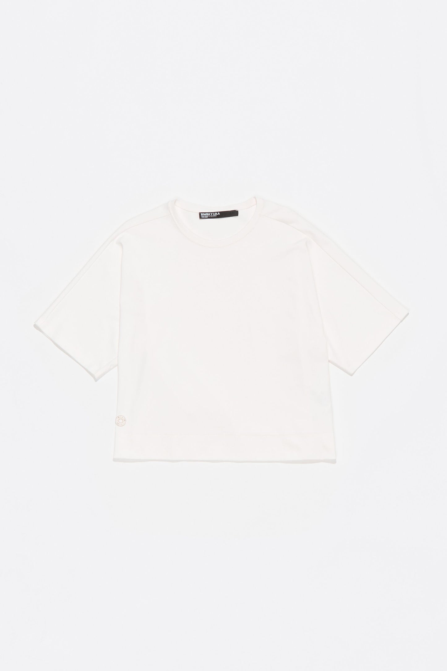 Ivory ponte di roma cape T-shirt