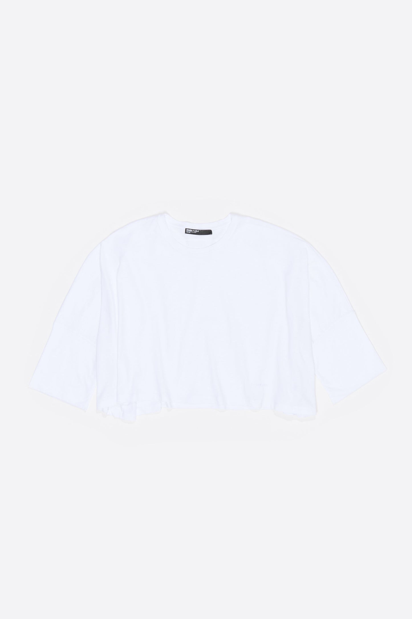 Oversize white cotton shirt