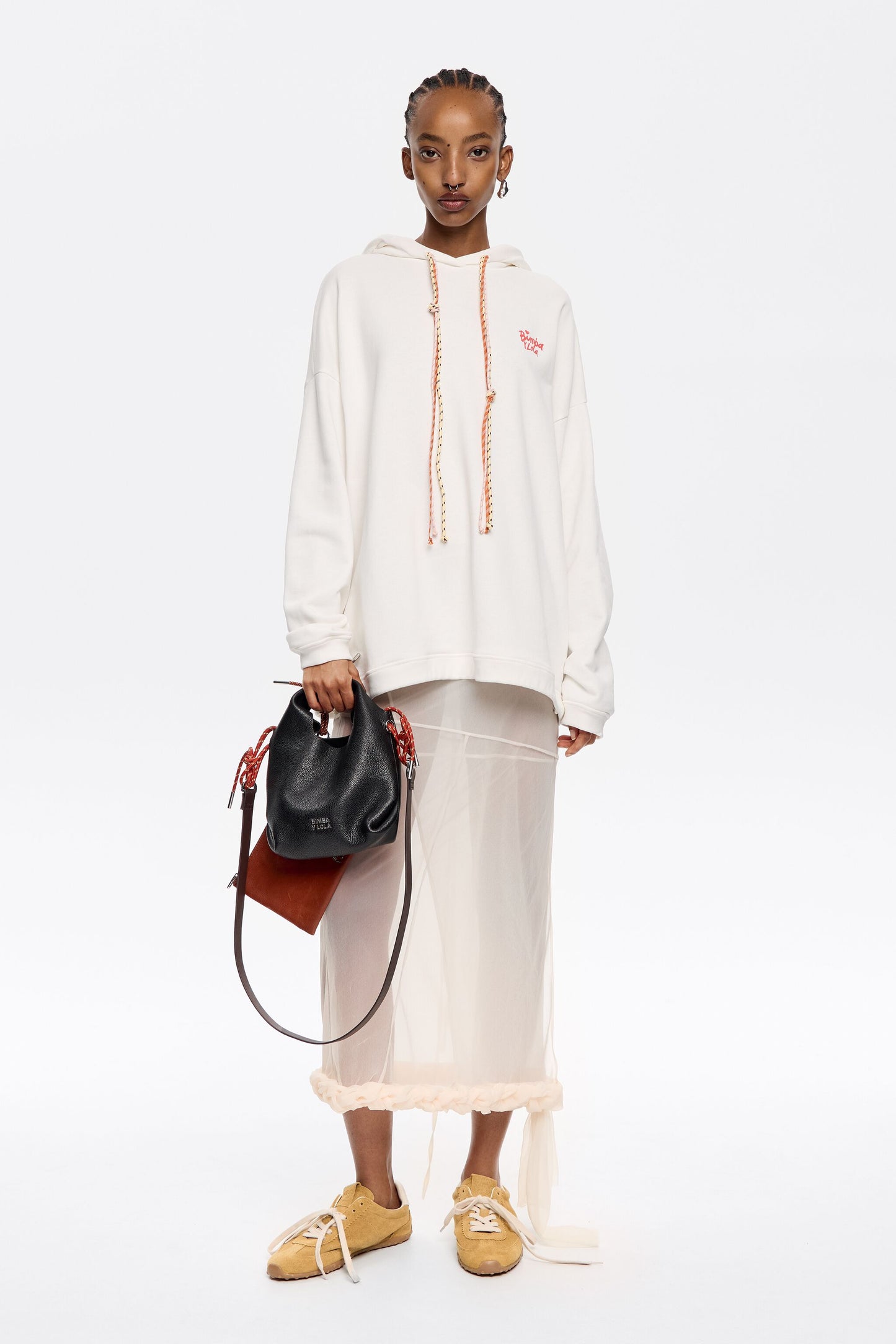 White logo sweatshirt