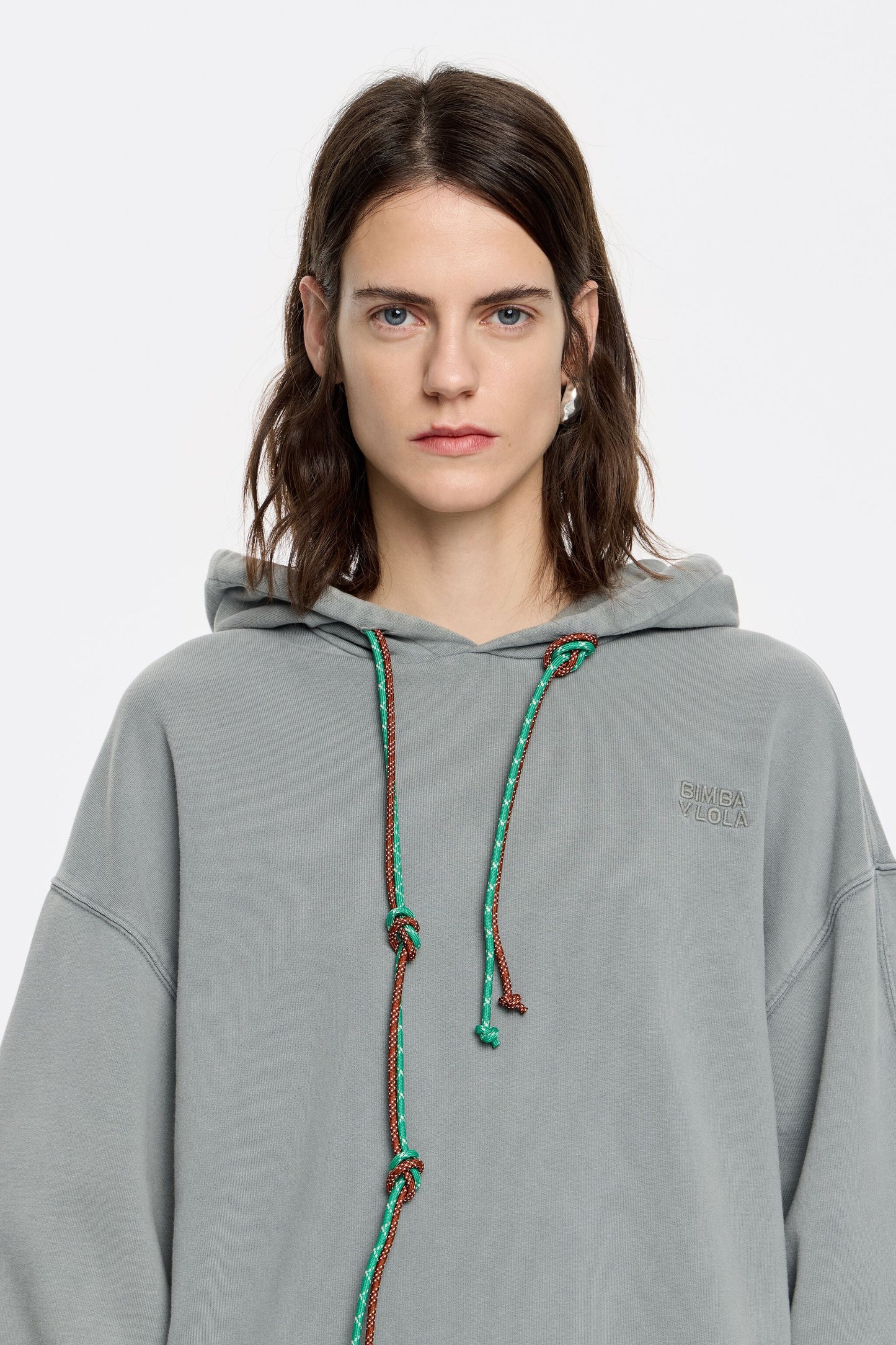 Powder green logo sweatshirt