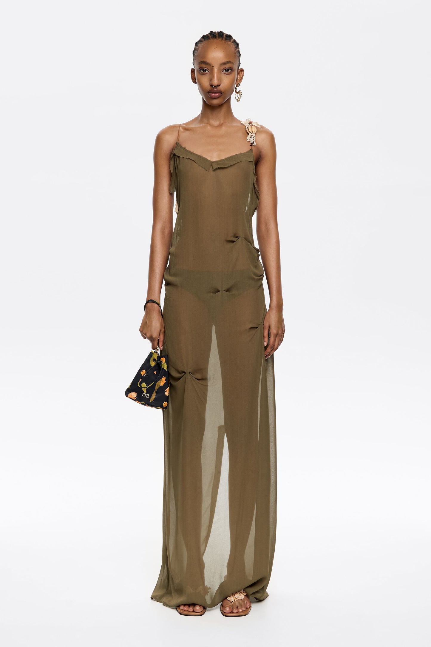 Long khaki dress