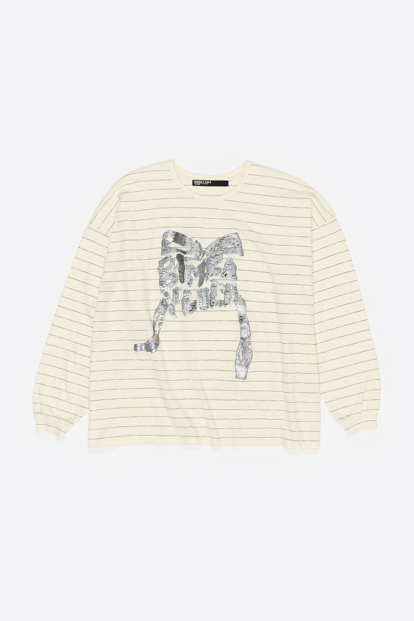 Oversize vanilla logo tie T-shirt