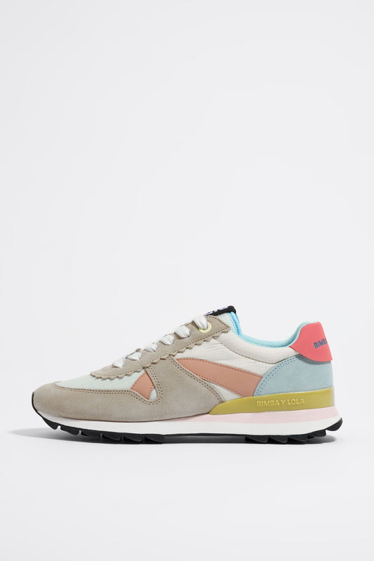 Beige 13 19 technical sneaker