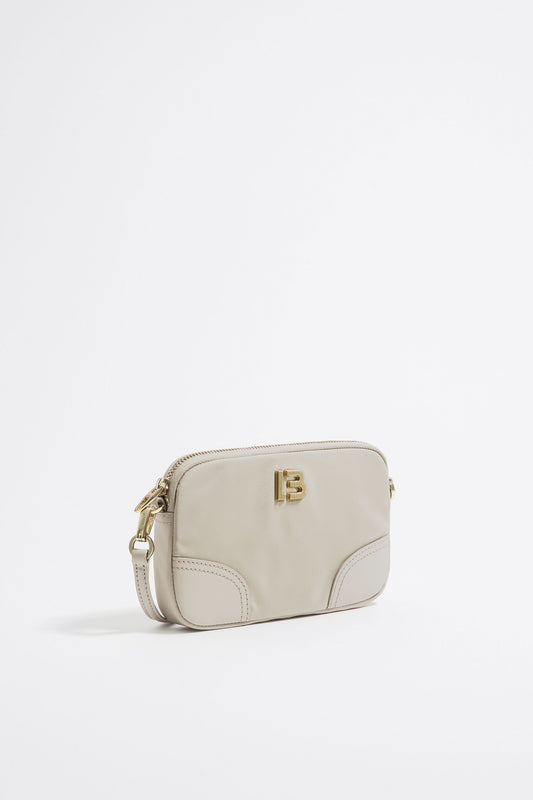 Mini stone nylon crossbody bag
