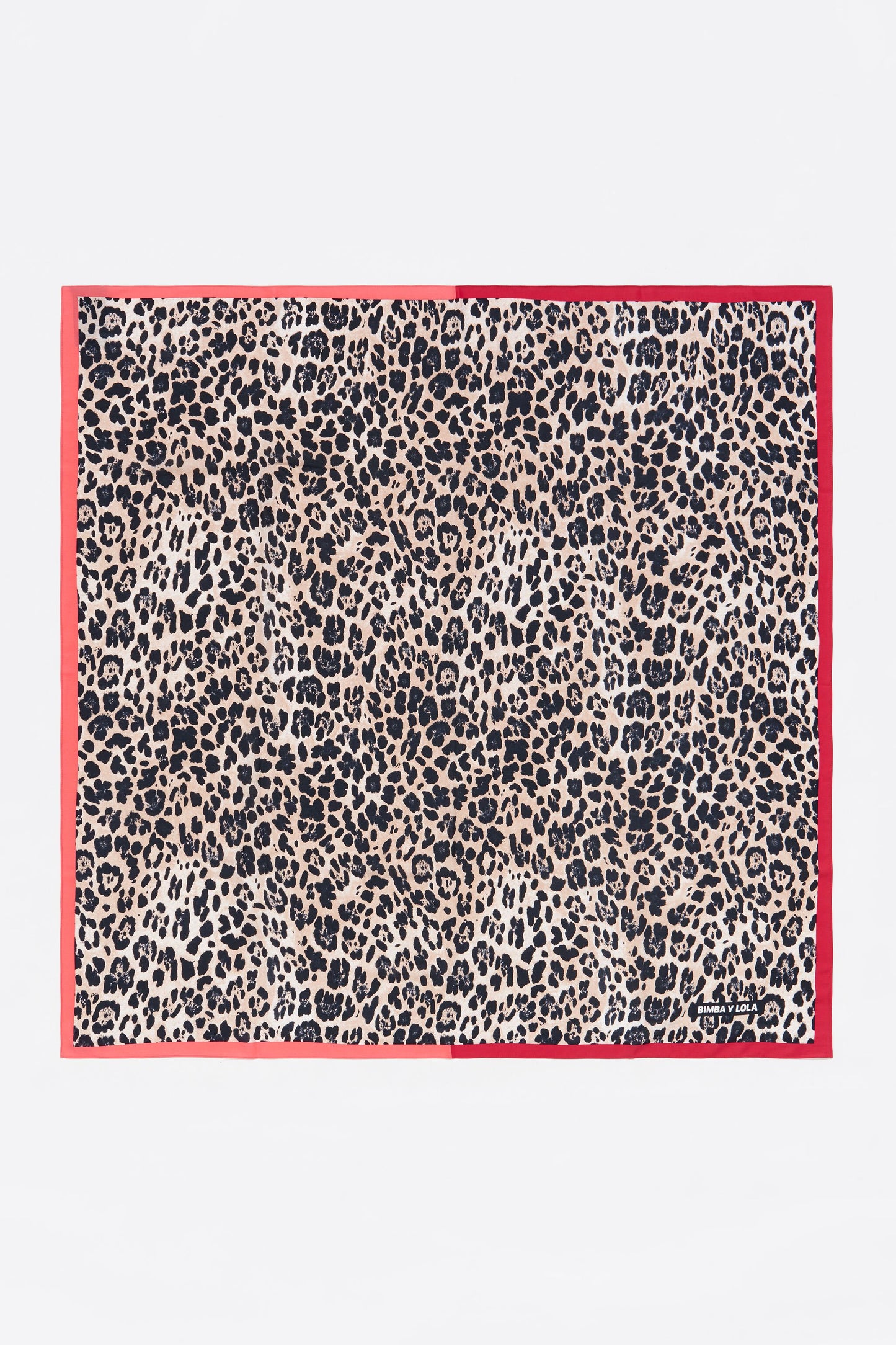 White leopard scarf