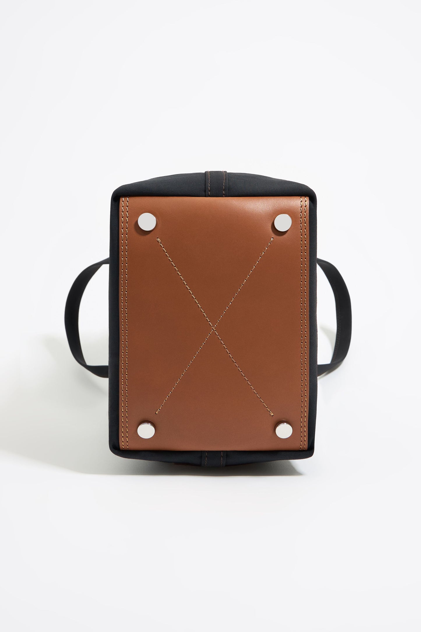 Small anthracite gabardine Chihuahua bag