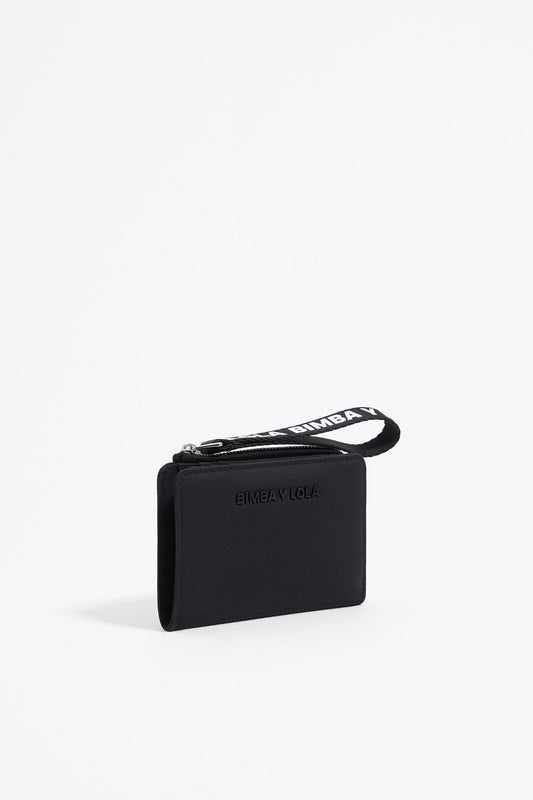 Black nylon purse