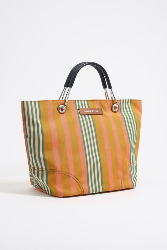 Medium ocher Canopy shopper bag