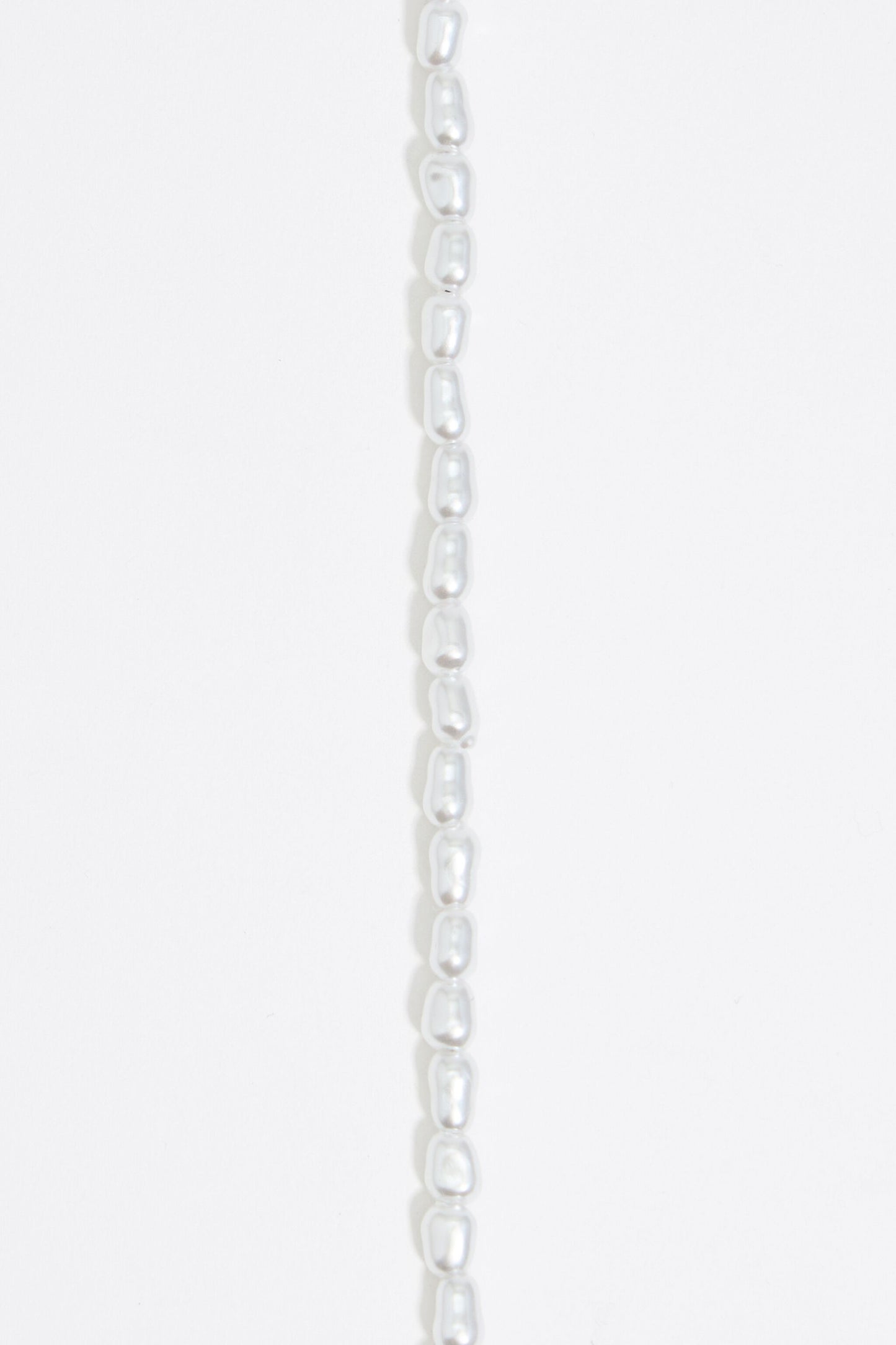 Pearls and logo heart necklace