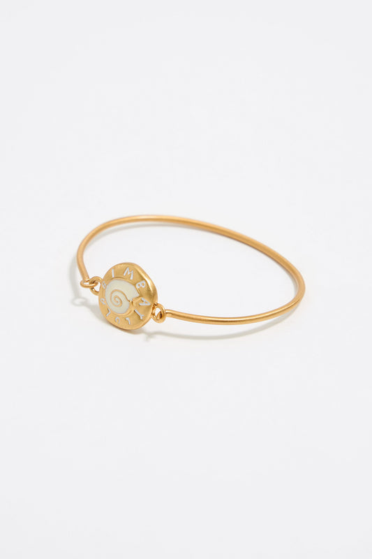 Ivory coin logo bracelet